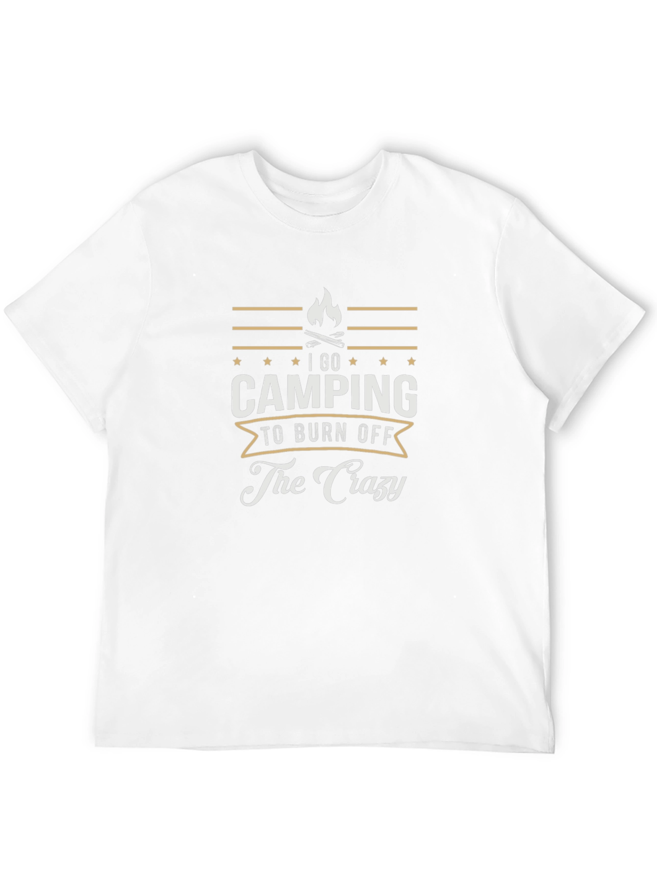 Camping Burn Off The Crazy Graphic Tee