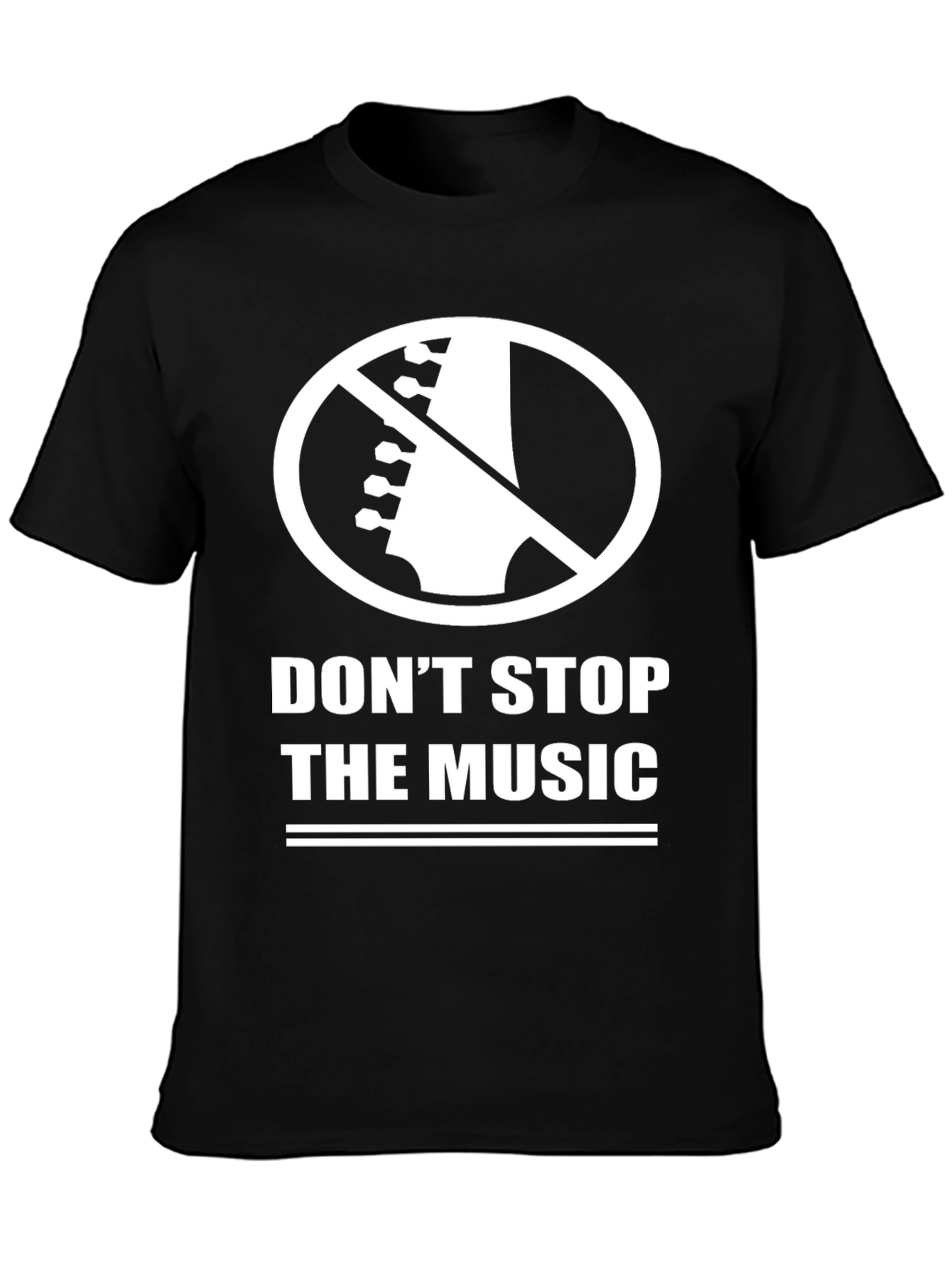 Dont Stop The Music Black T-Shirt