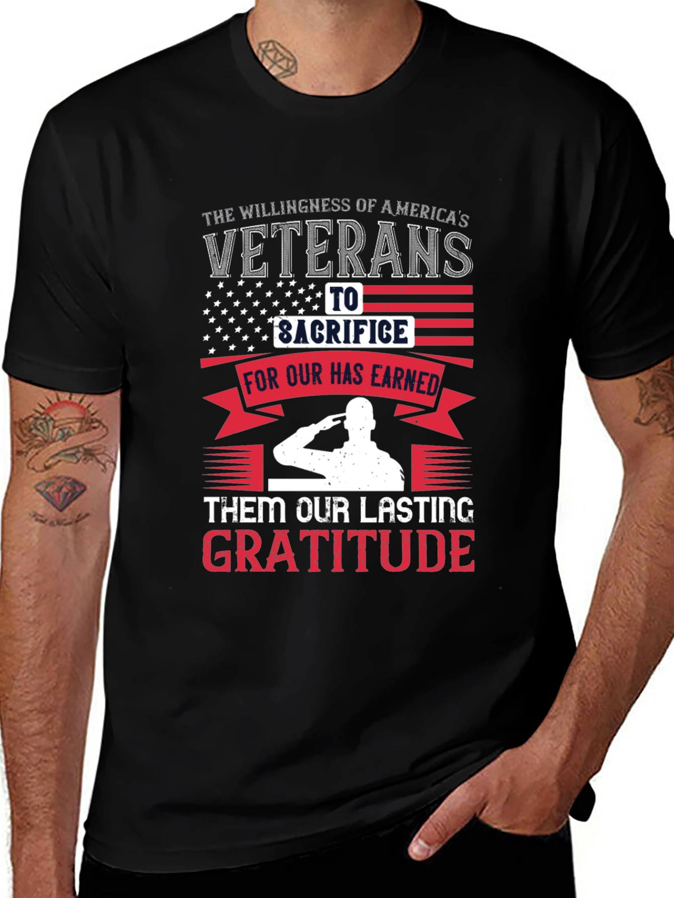 Veterans Gratitude Graphic Tee