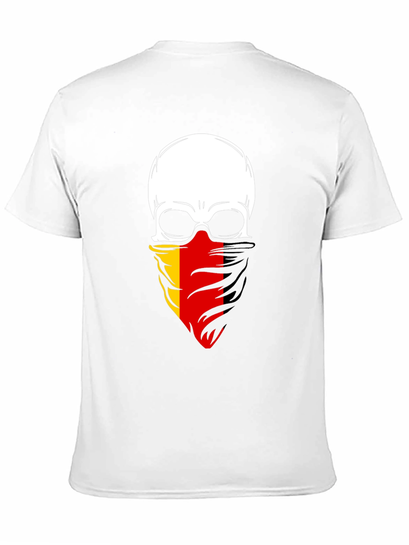 Skull Bandana Graphic Tee - Bold Fashion Statement