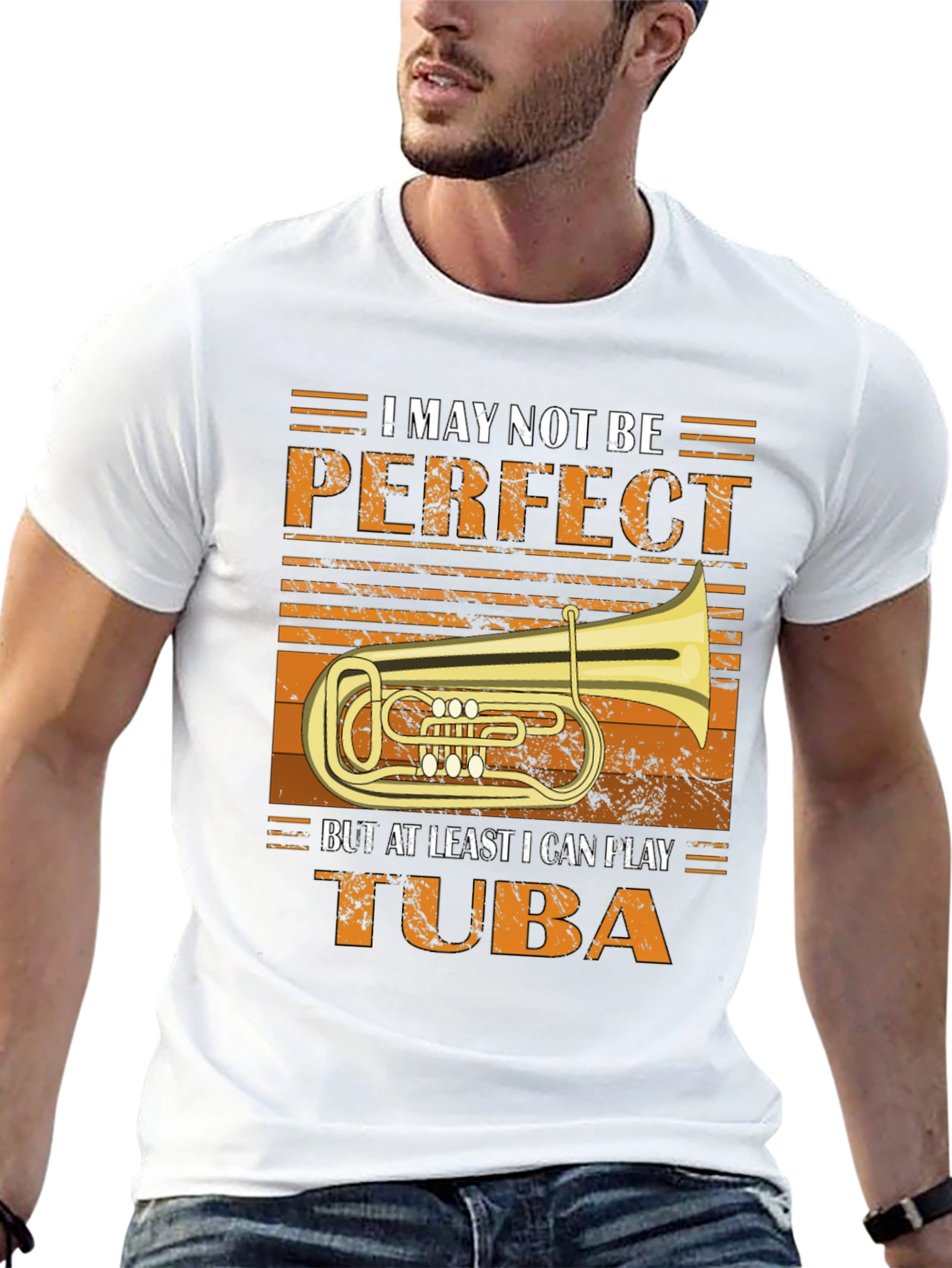 Tuba Player T-Shirt - I May Not Be Perfect