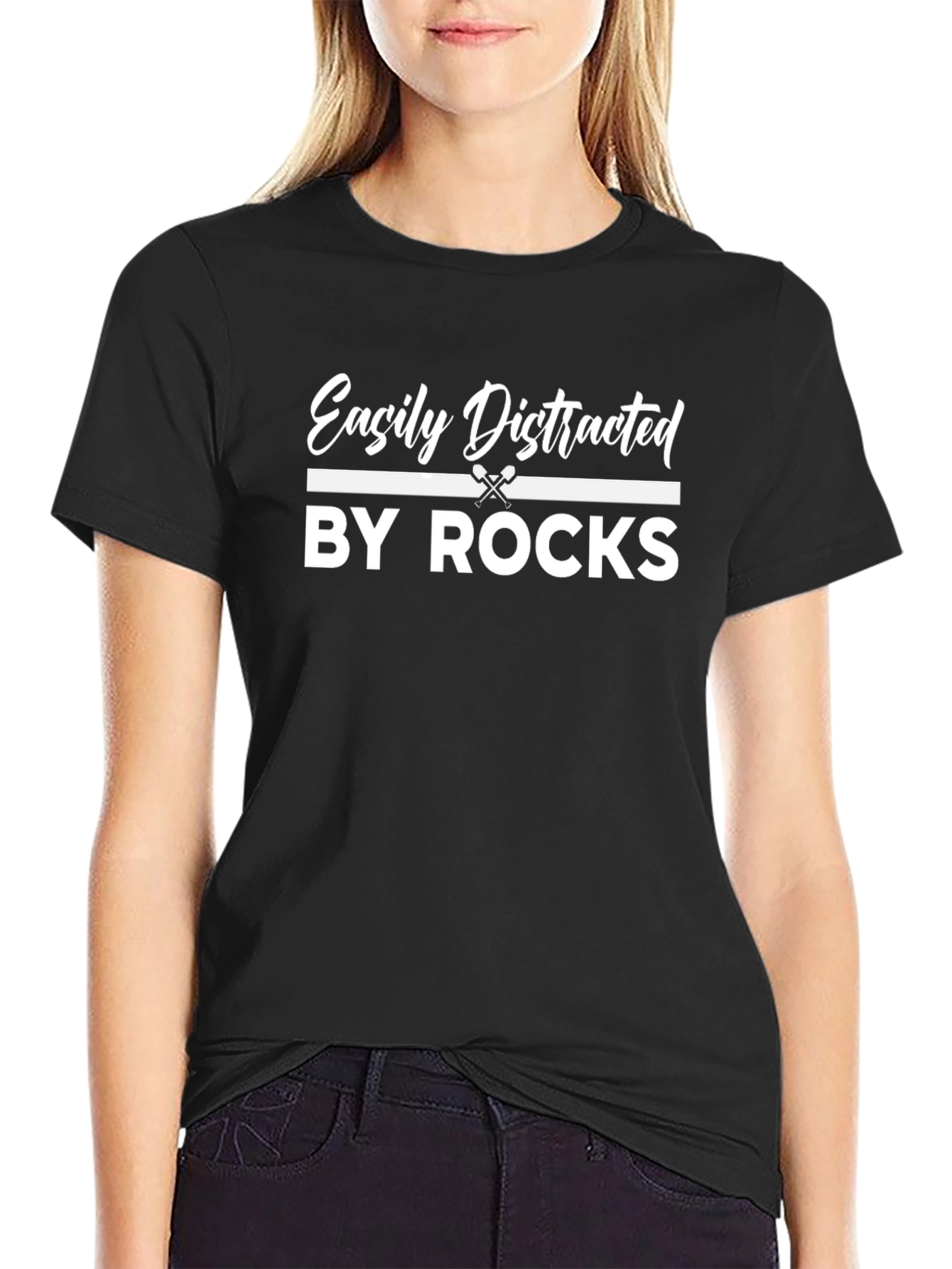 Easily Distracted By Rocks T-Shirt Funny Geology Shirt
