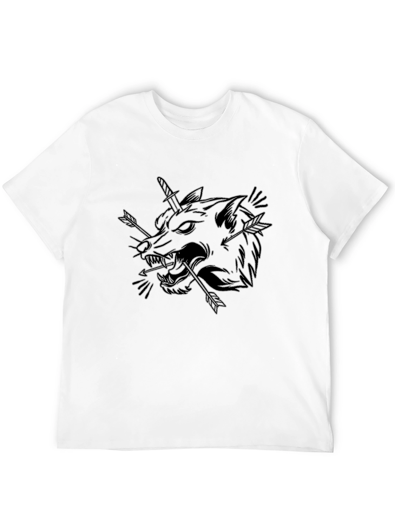 Wolf Dagger Arrow T-Shirt