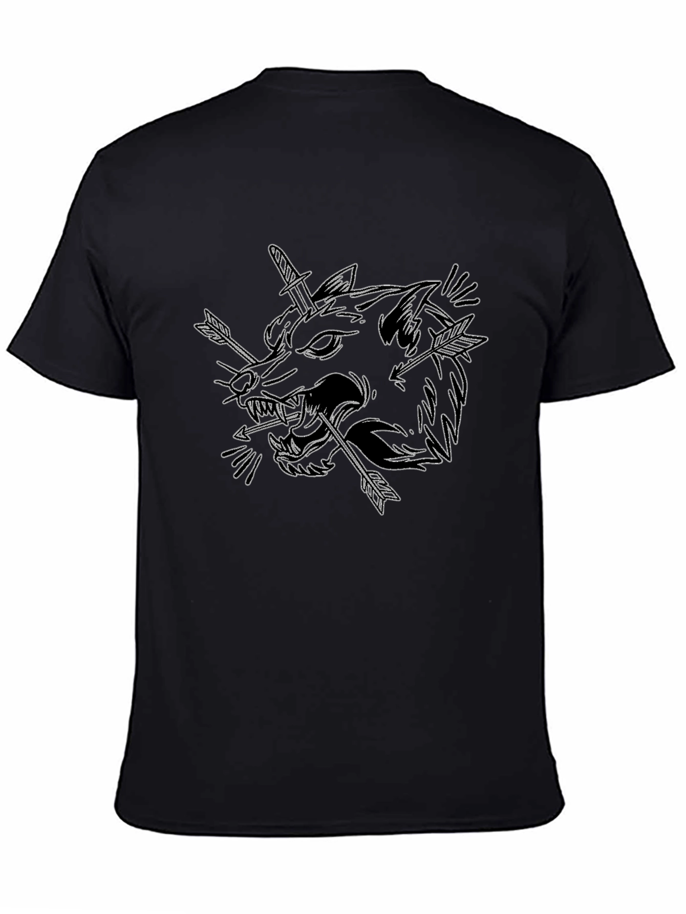 Wolf Dagger Arrow T-Shirt
