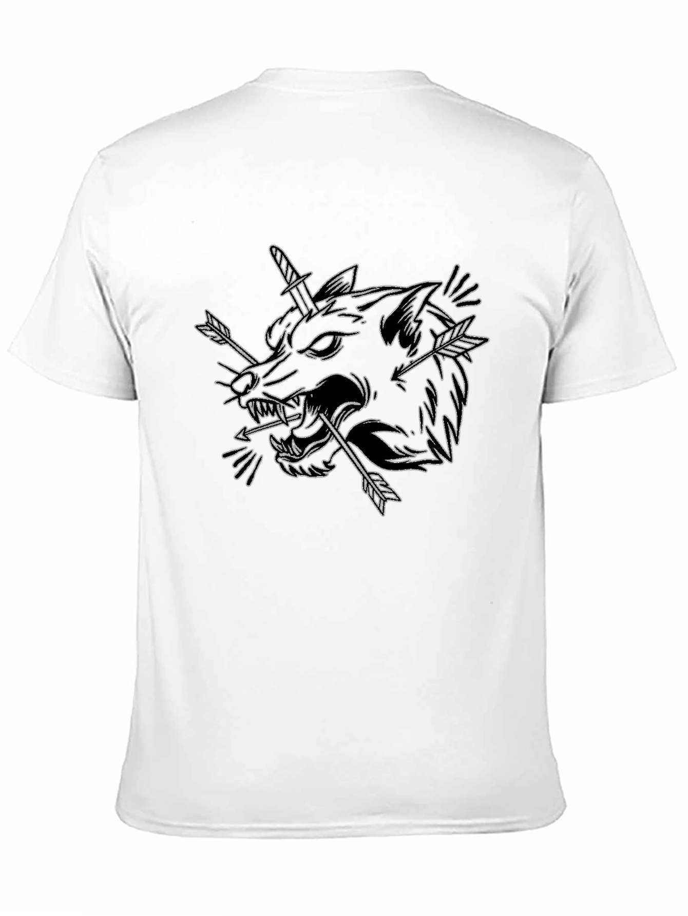 Wolf Dagger Arrow T-Shirt