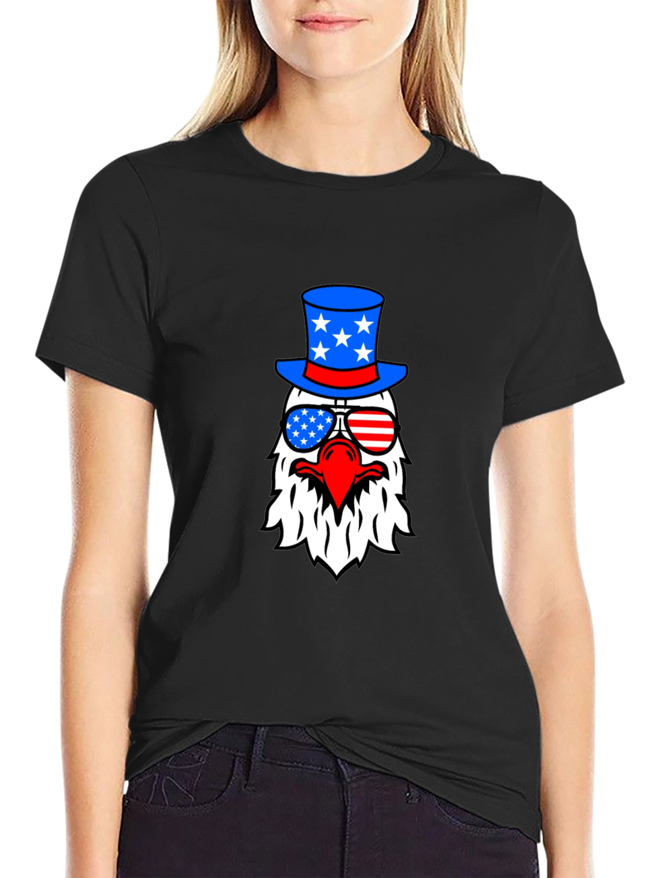 Patriotic Eagle Graphic Tee
