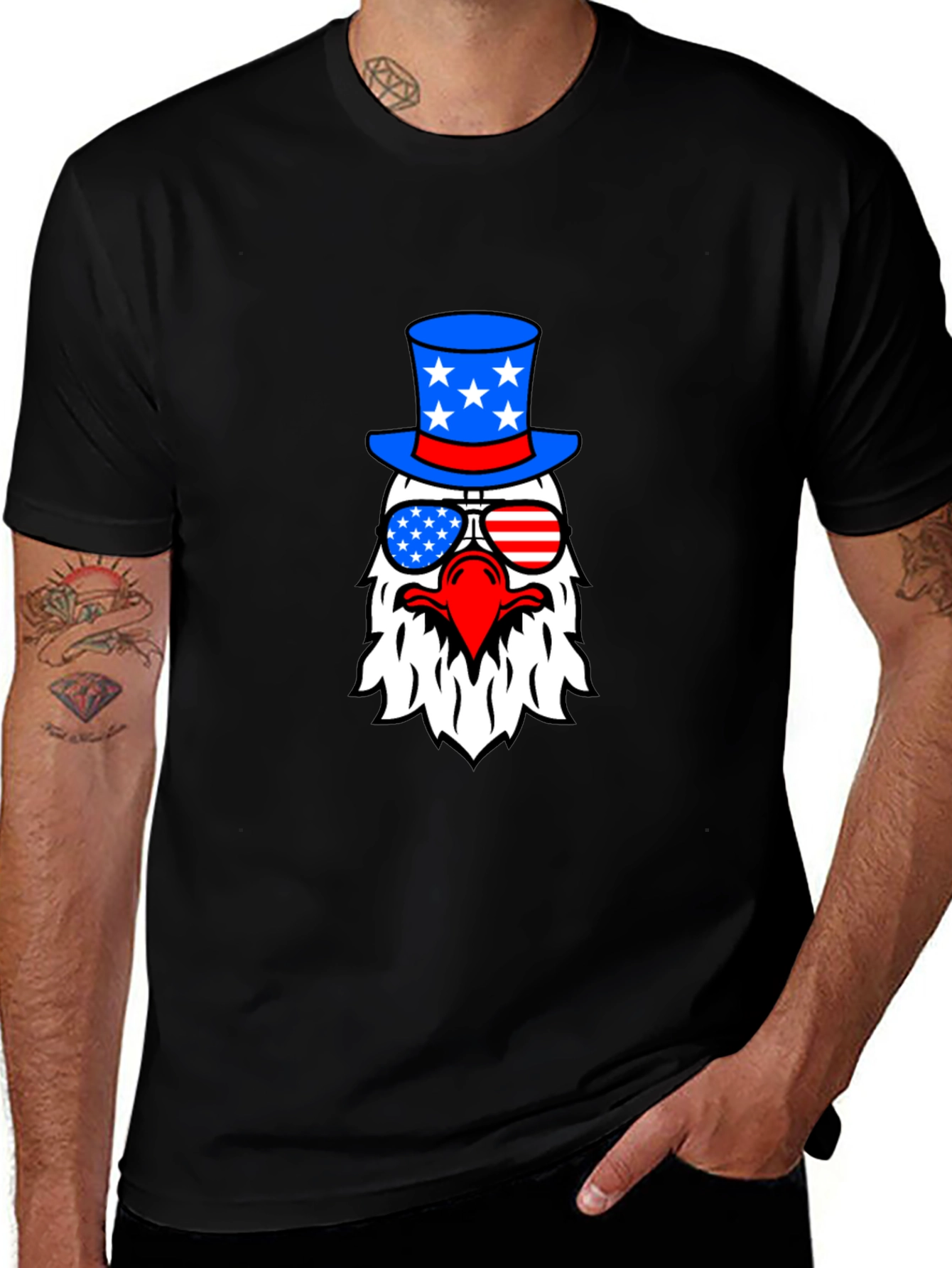 Patriotic Eagle Graphic Tee