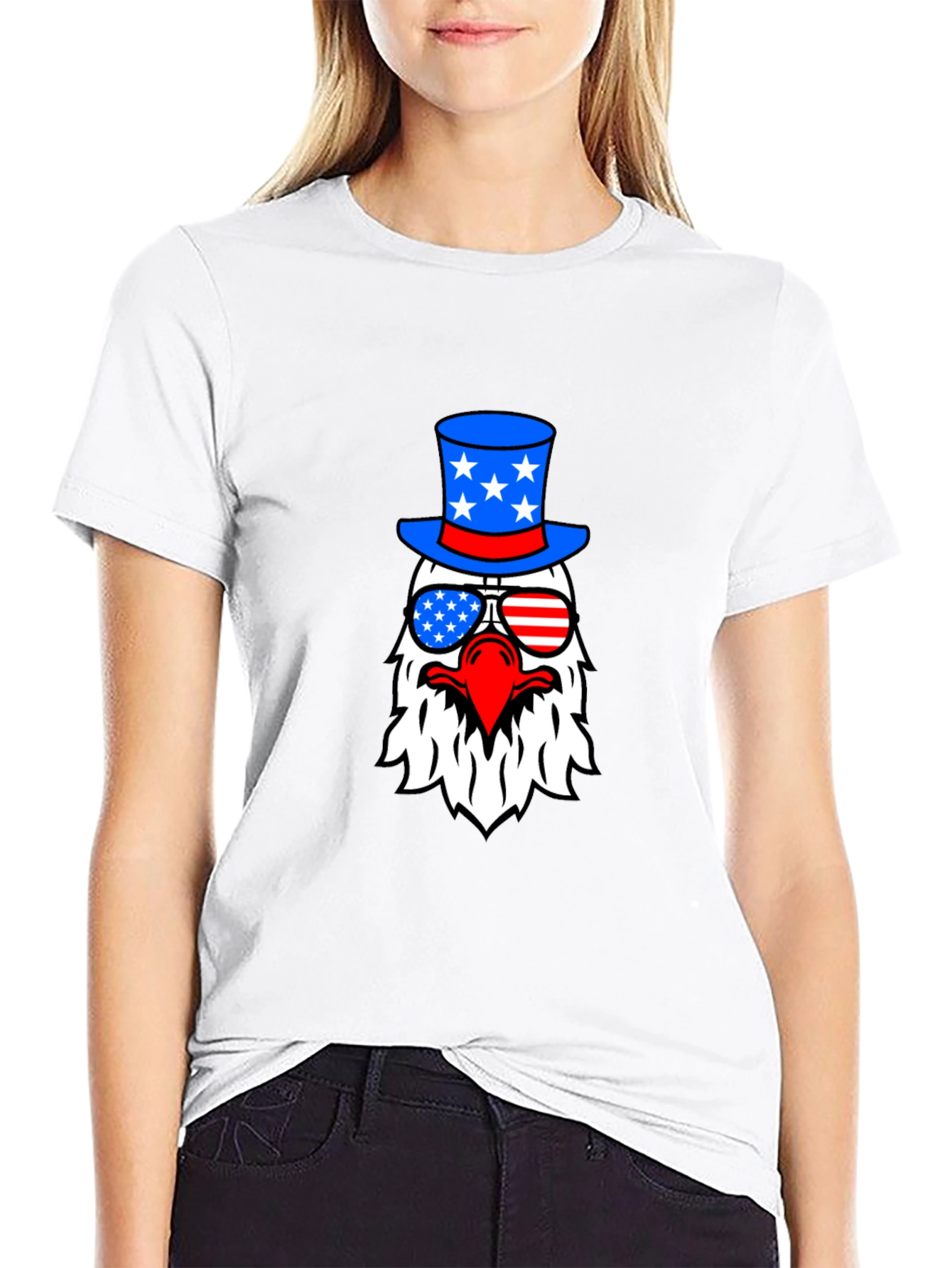 Patriotic Eagle Graphic Tee