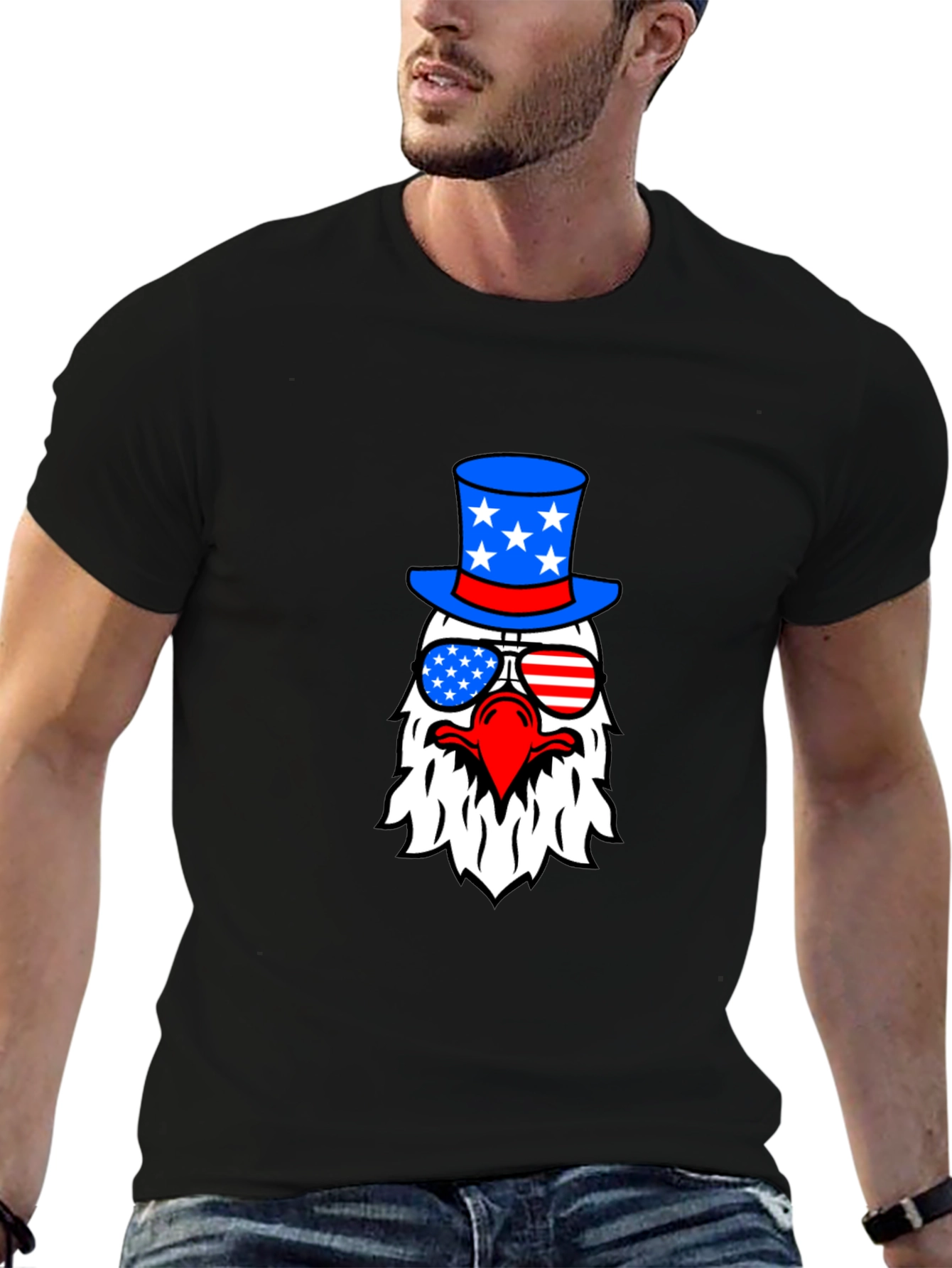 Patriotic Eagle Graphic Tee