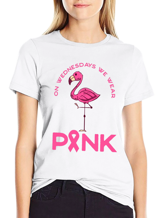 Pink Wednesday Flamingo Tee