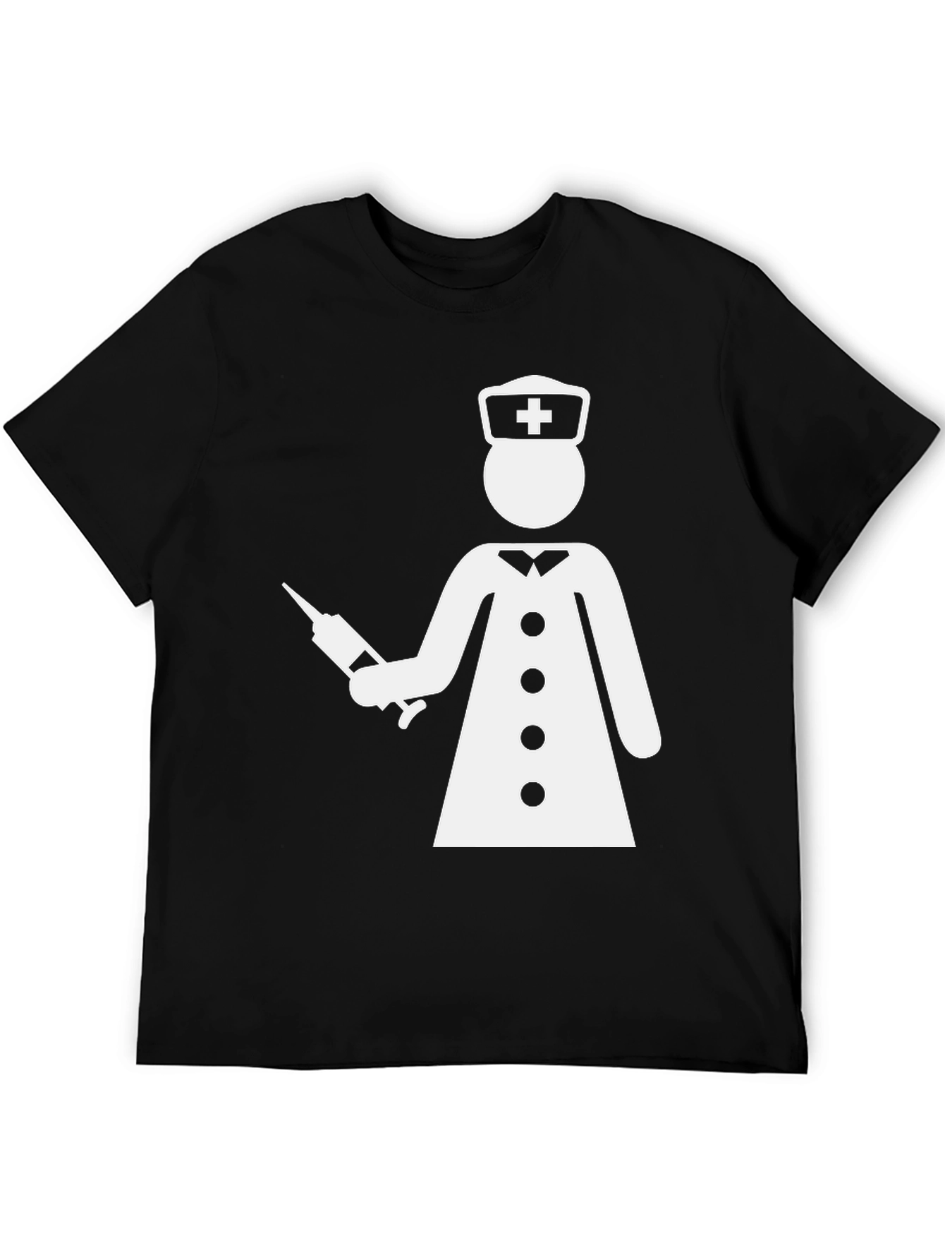 Funny Nurse T-Shirt - Graphic Tee - Black