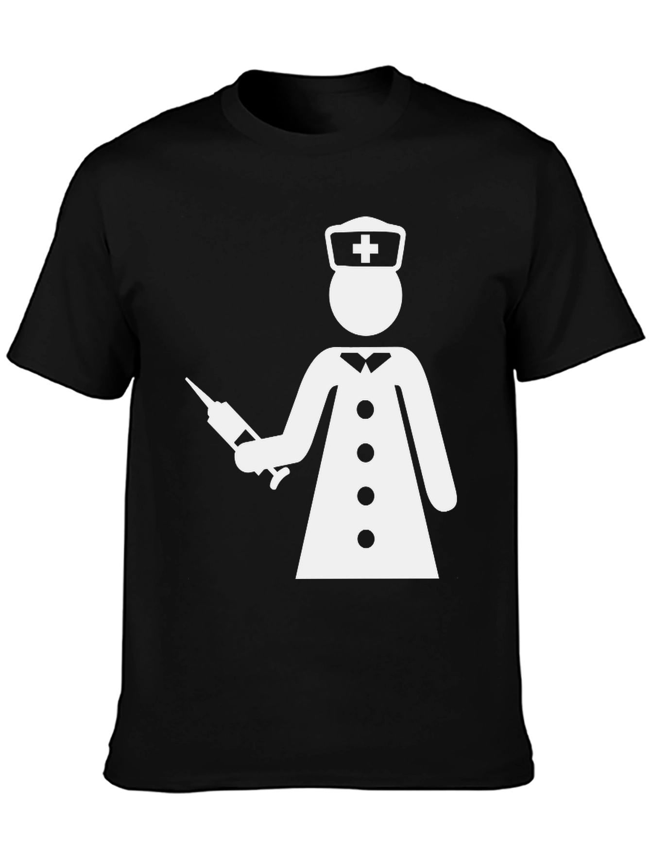 Funny Nurse T-Shirt - Graphic Tee - Black