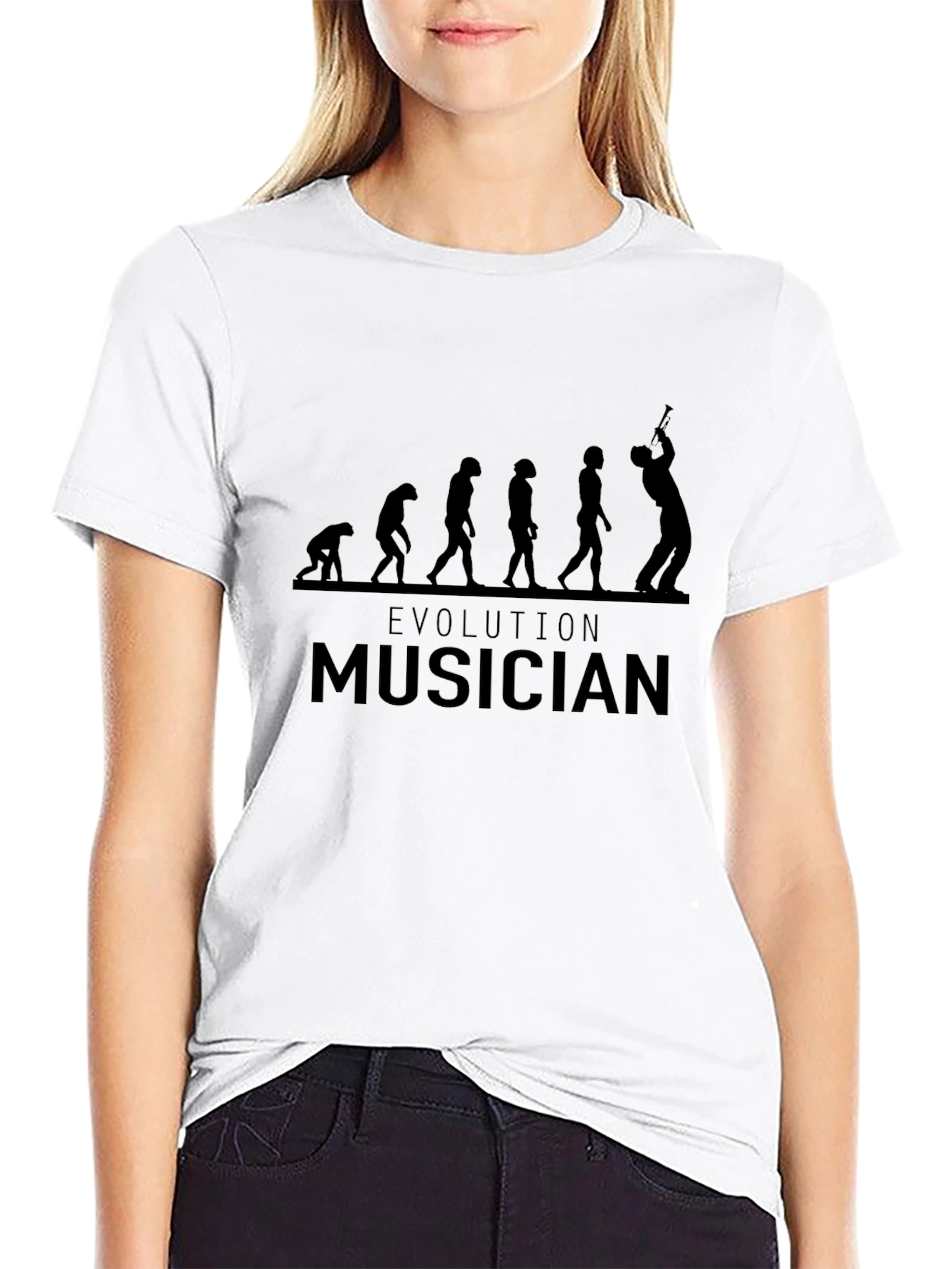 Evolution Musician Black T-Shirt