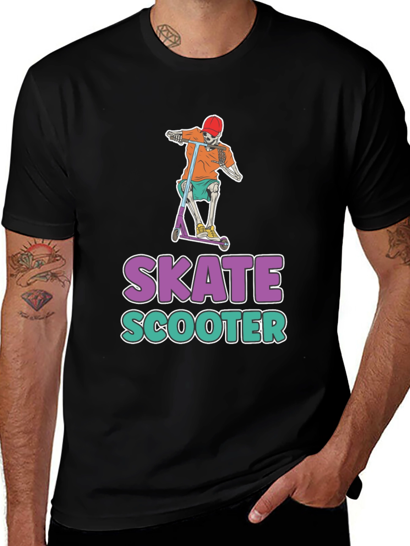 Skate Scooter Graphic Tee
