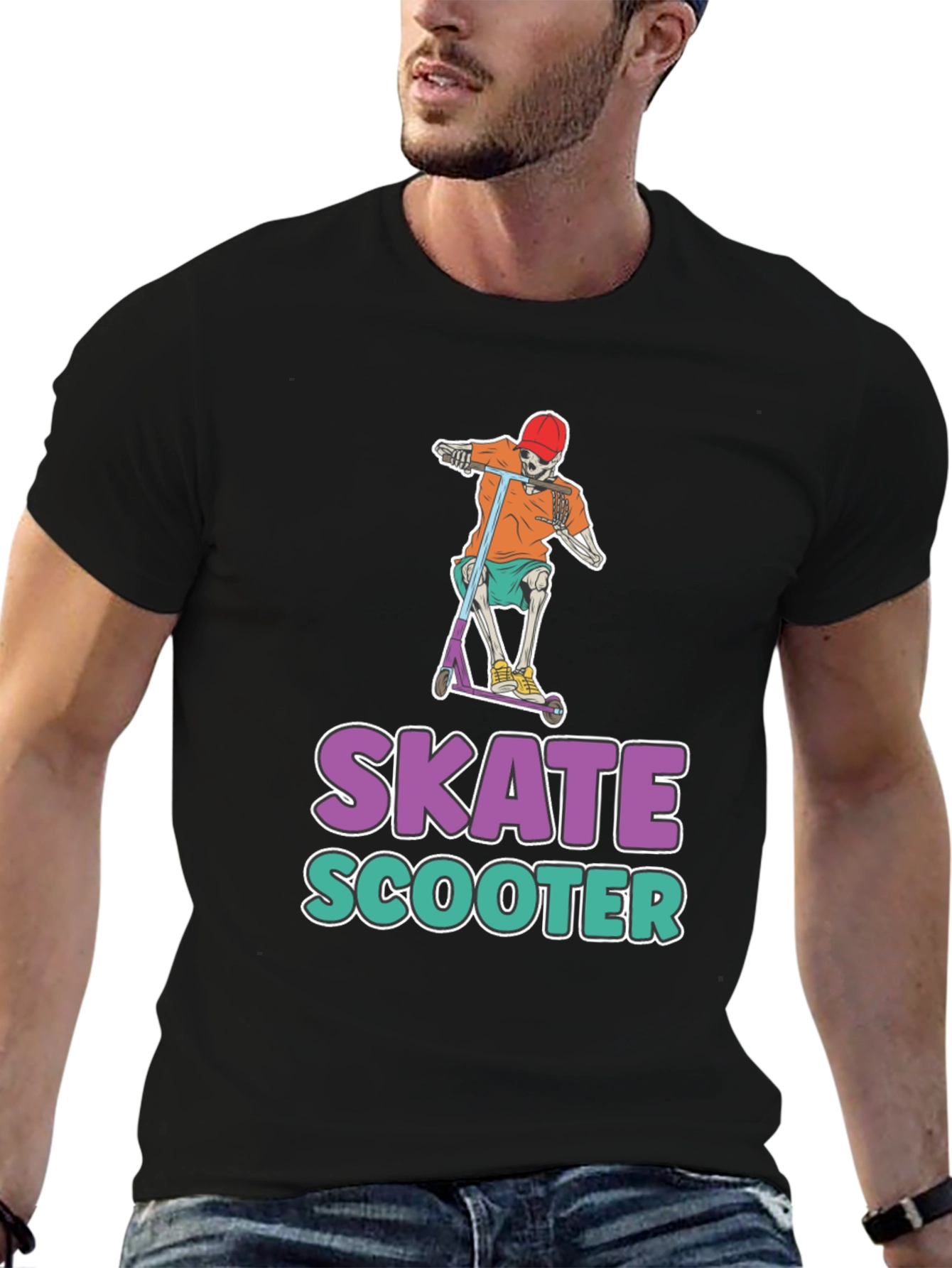 Skate Scooter Graphic Tee