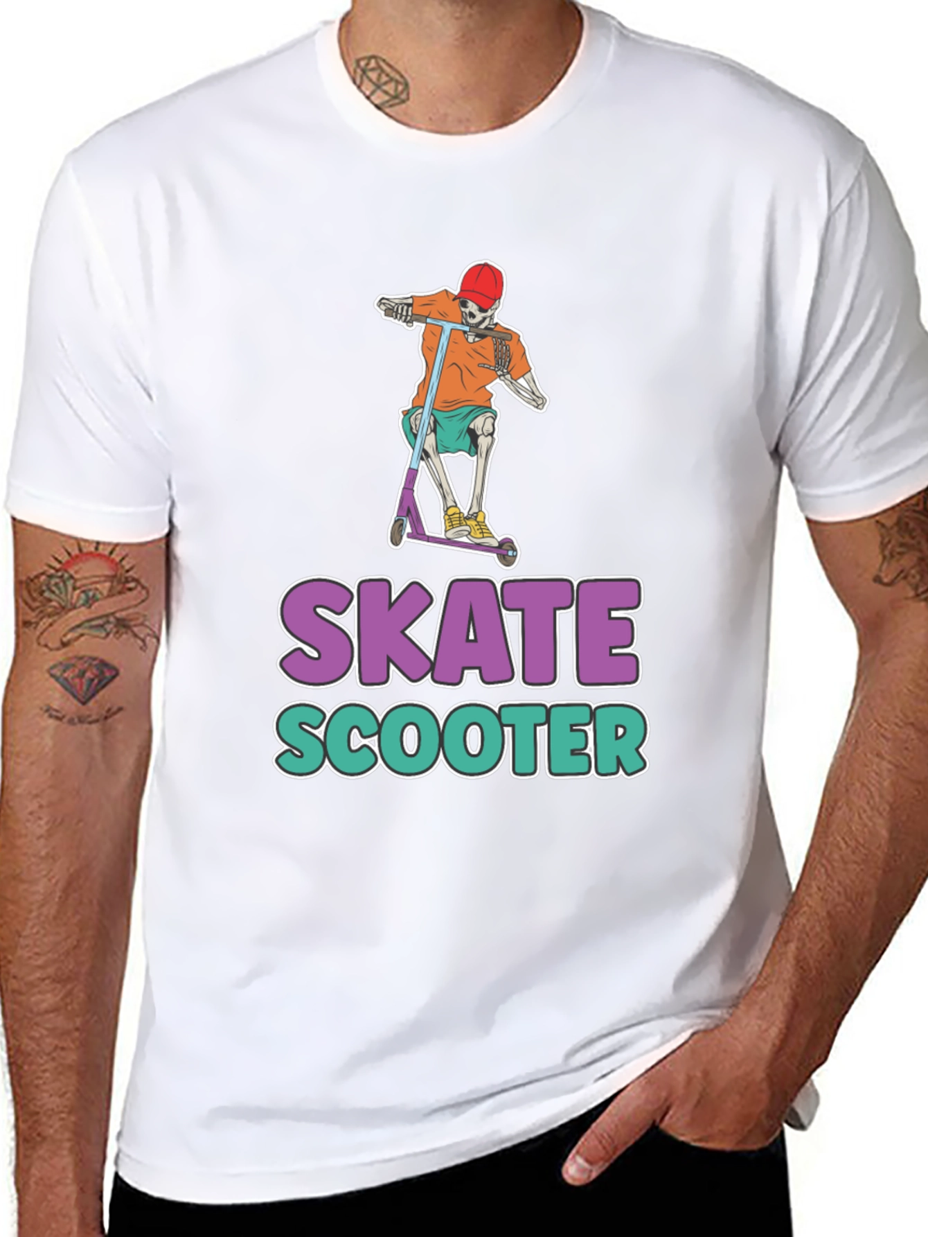 Skate Scooter Graphic Tee