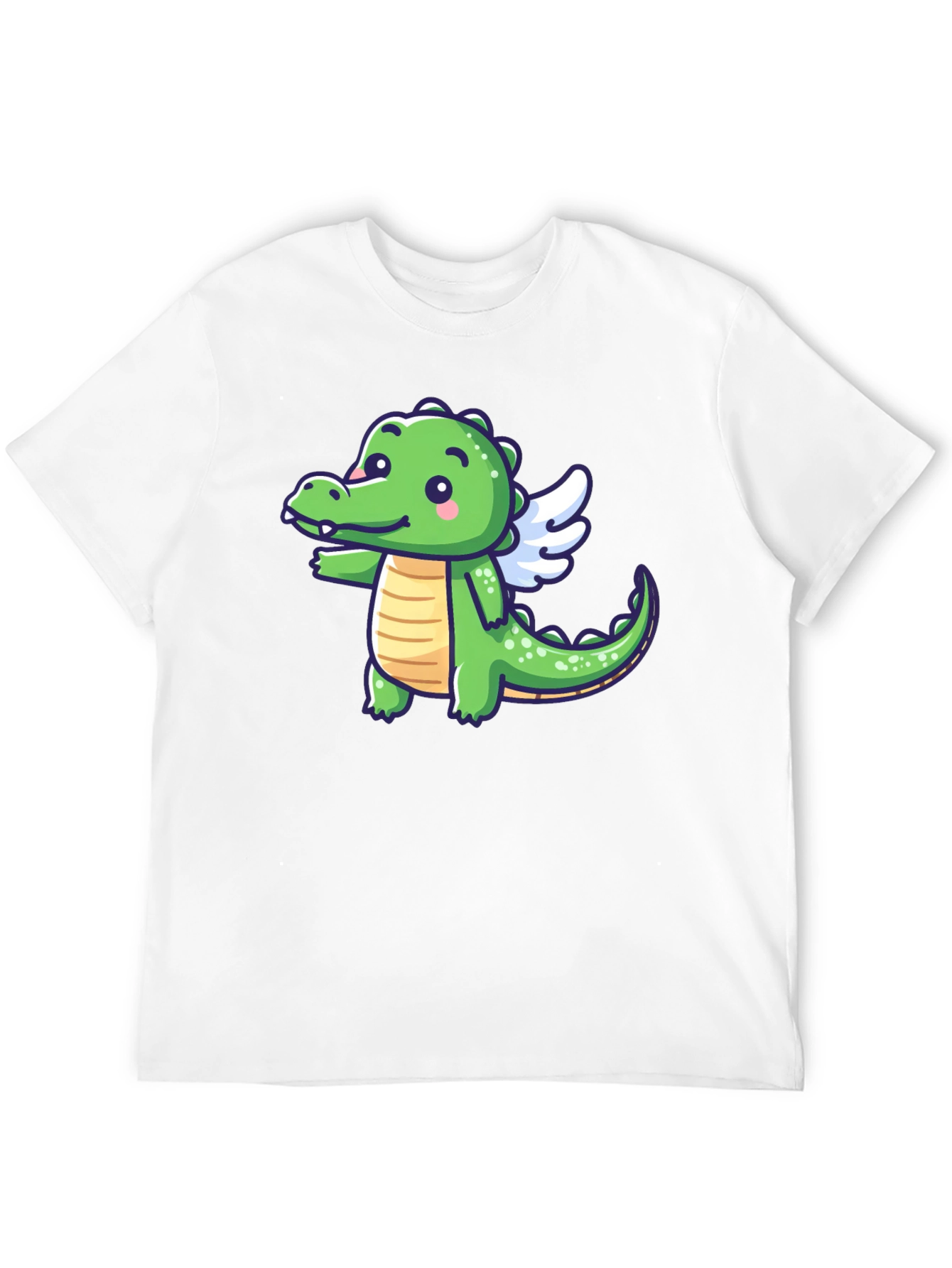 Cartoon Dragon Graphic T-Shirt