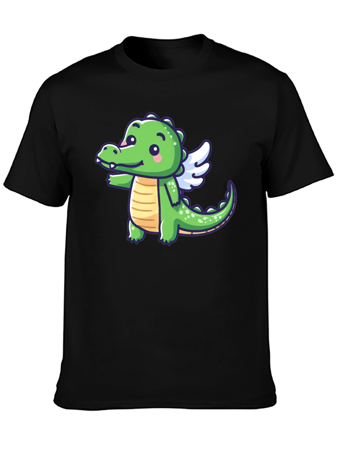 Cartoon Dragon Graphic T-Shirt