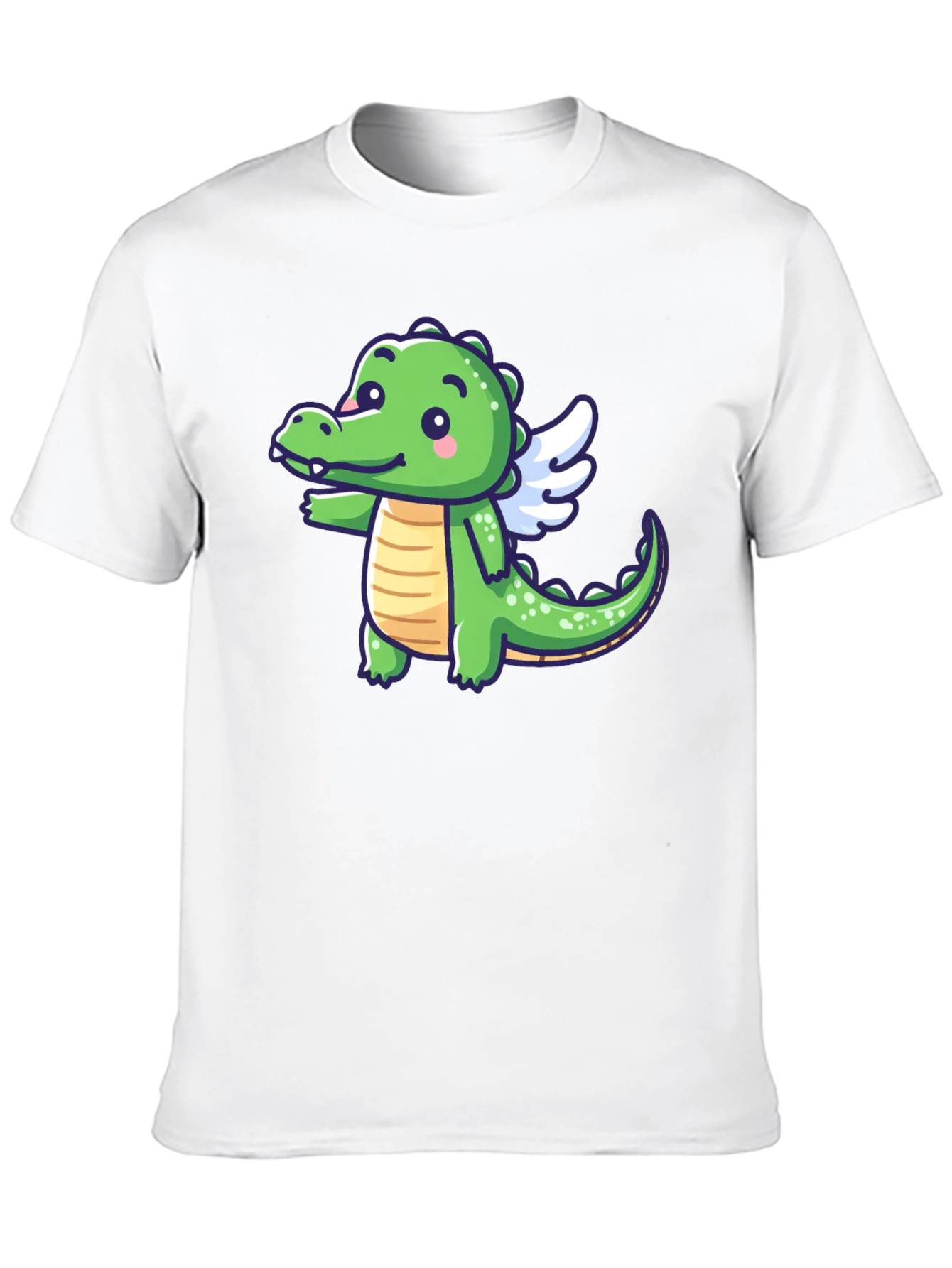 Cartoon Dragon Graphic T-Shirt
