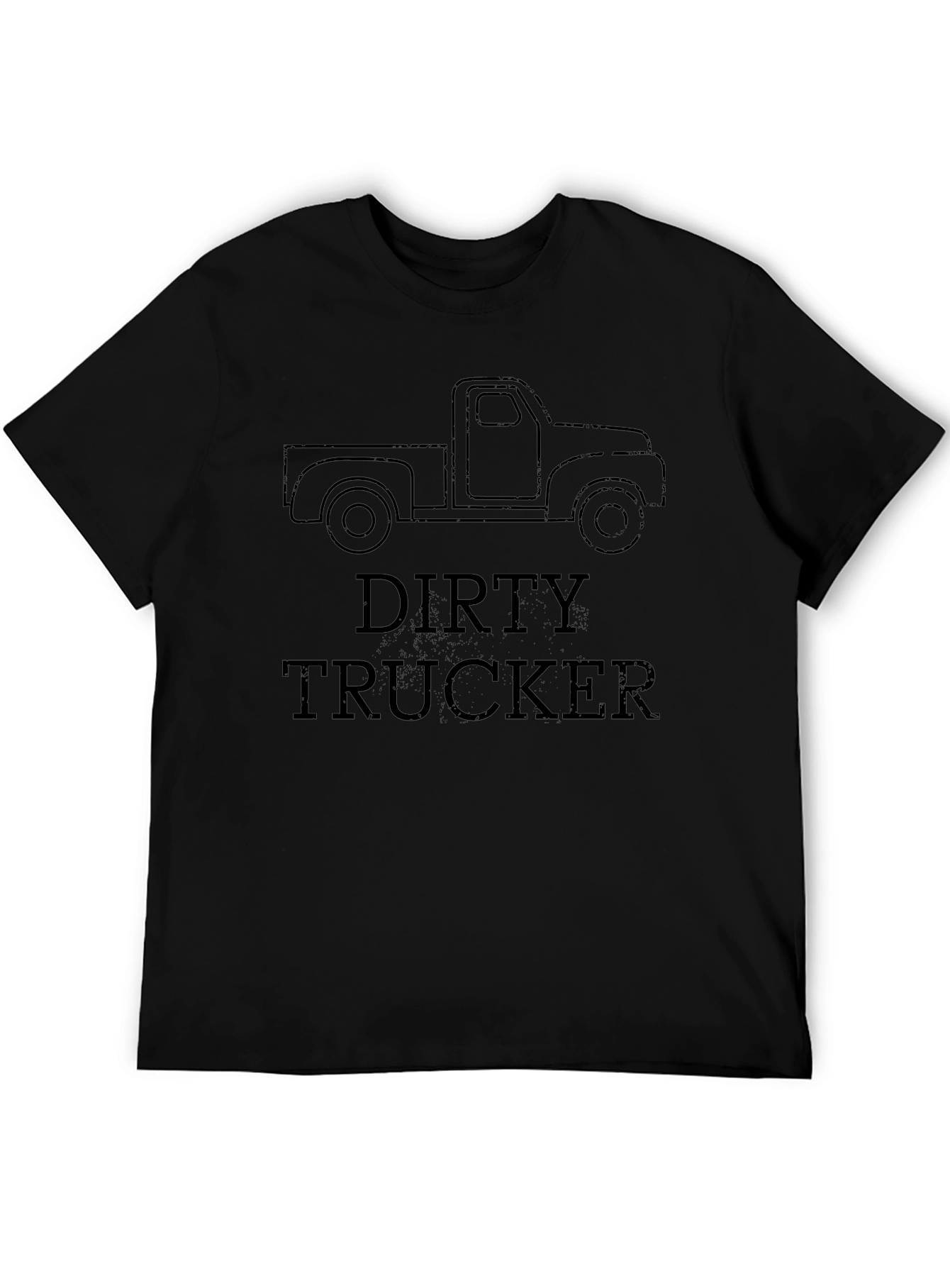 Dirty Trucker T-Shirt - Classic Pickup Graphic Tee