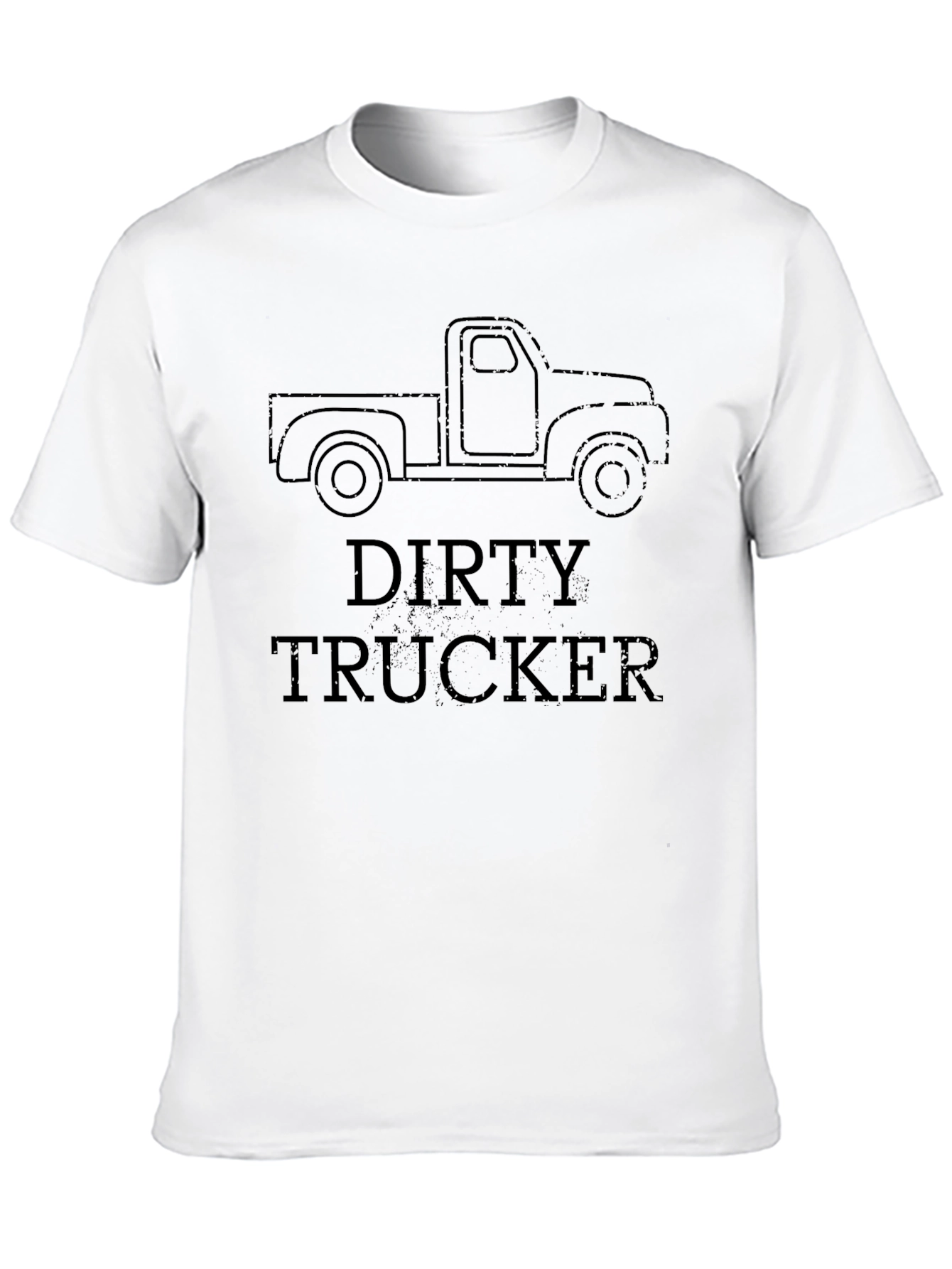 Dirty Trucker T-Shirt - Classic Pickup Graphic Tee