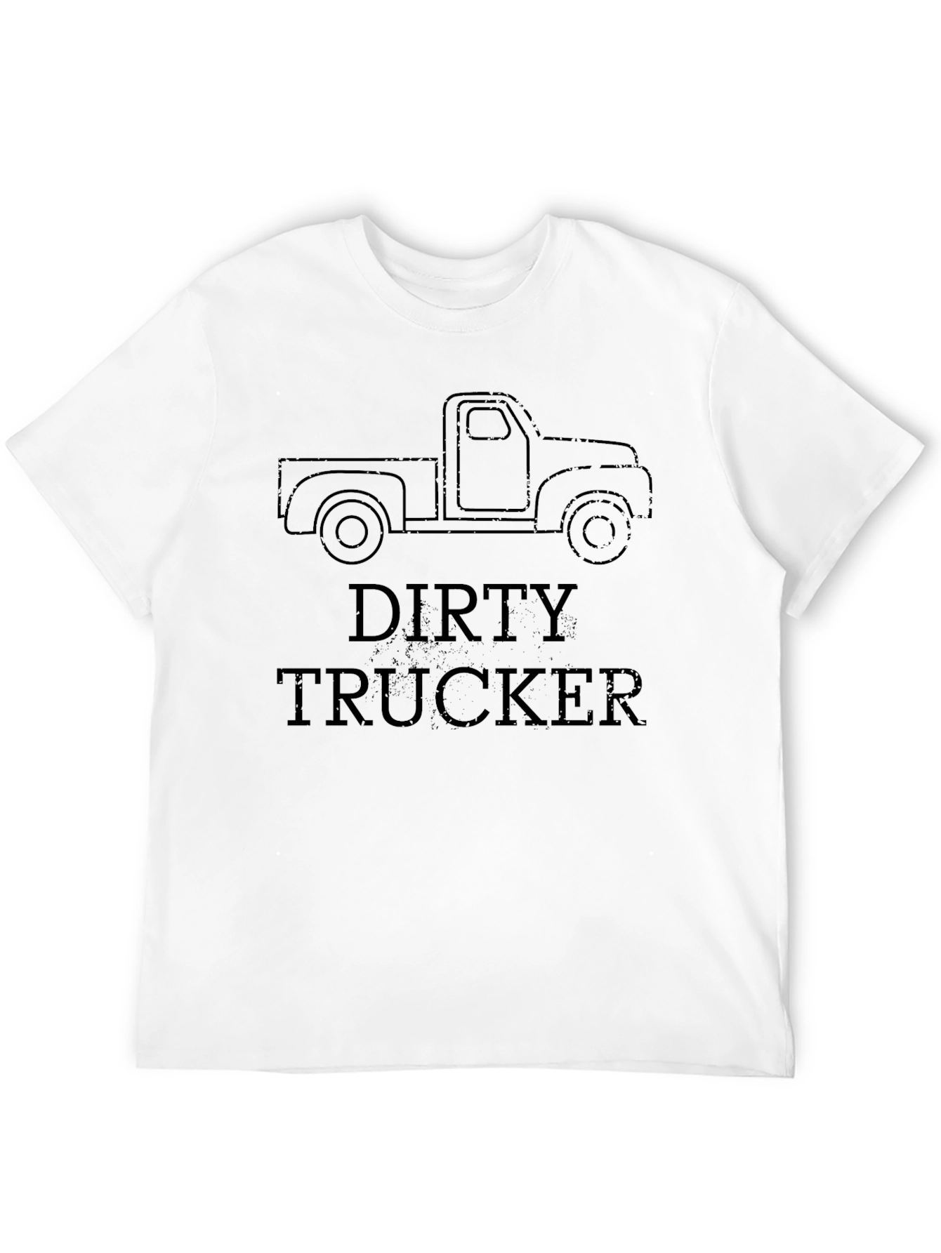 Dirty Trucker T-Shirt - Classic Pickup Graphic Tee