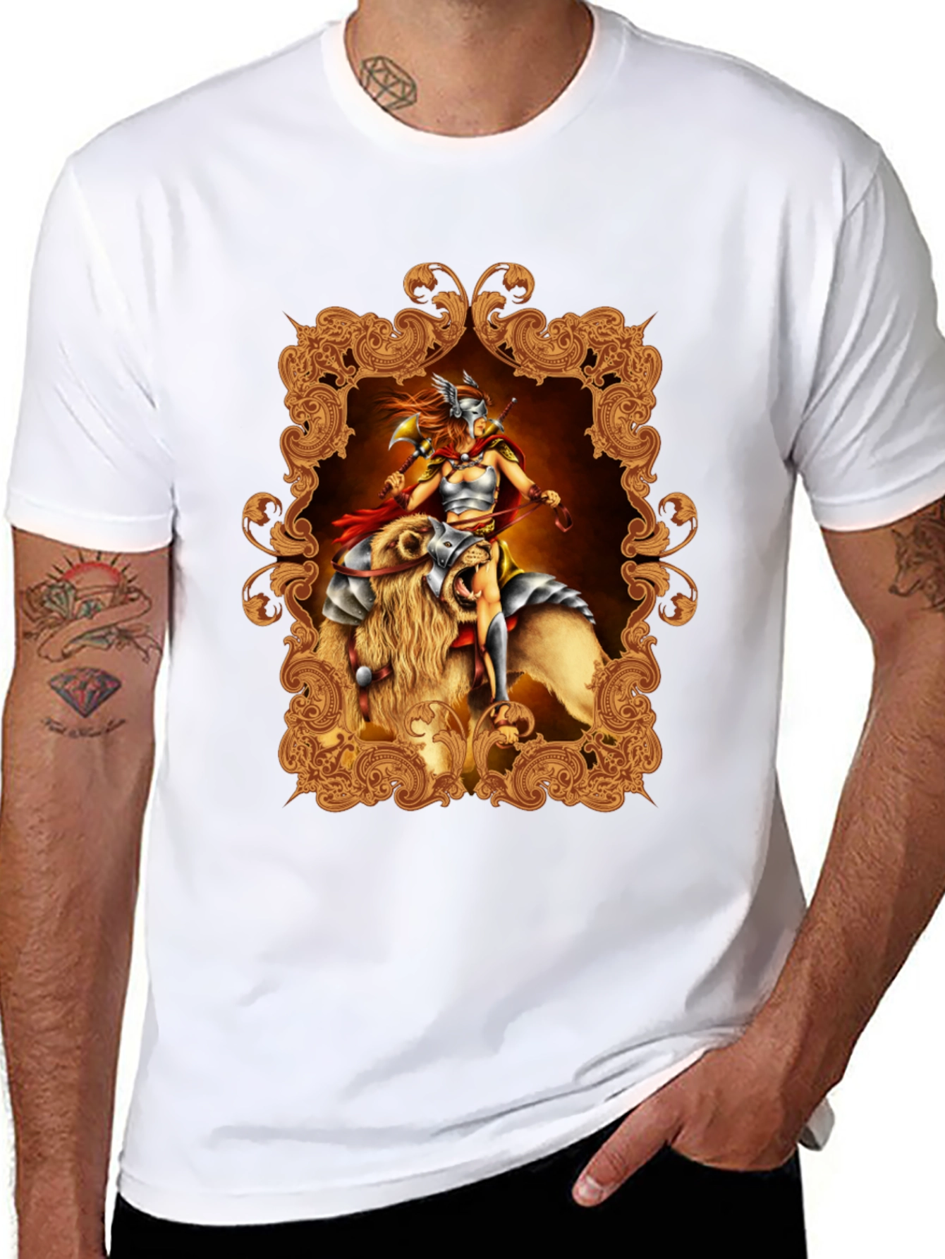 Valkyrie Lion Ride T-Shirt