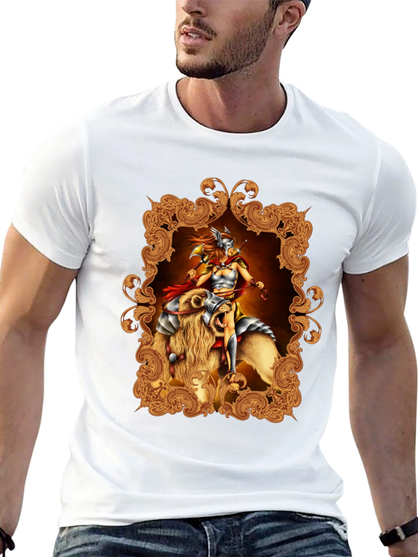 Valkyrie Lion Ride T-Shirt