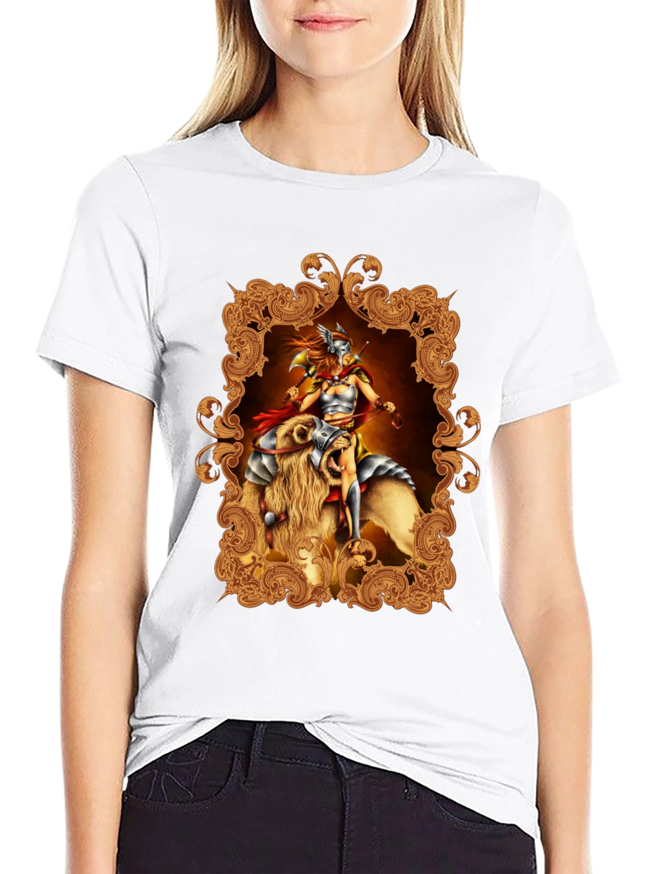 Valkyrie Lion Ride T-Shirt