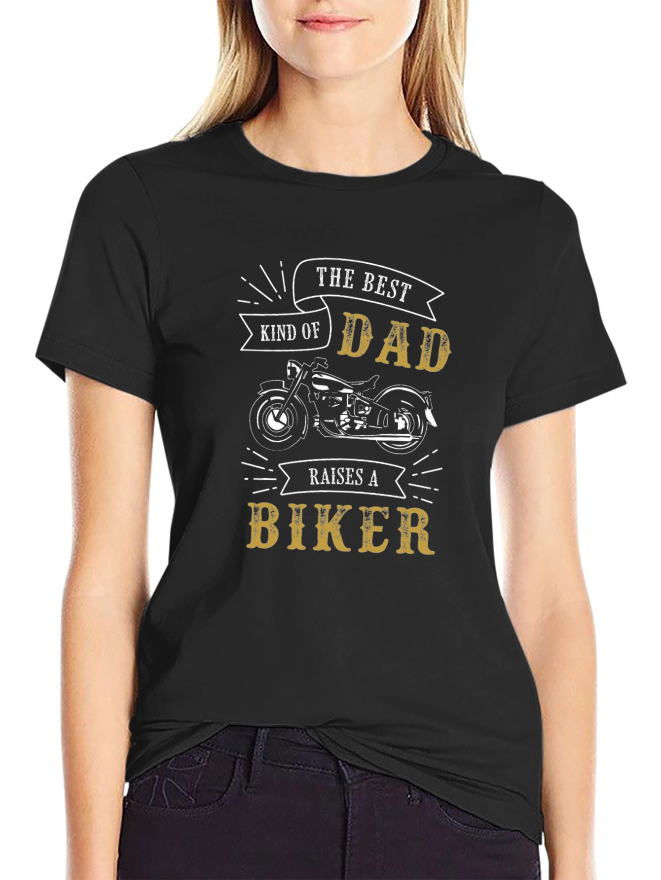 The Best Kind of Dad Raises A Biker T-Shirt