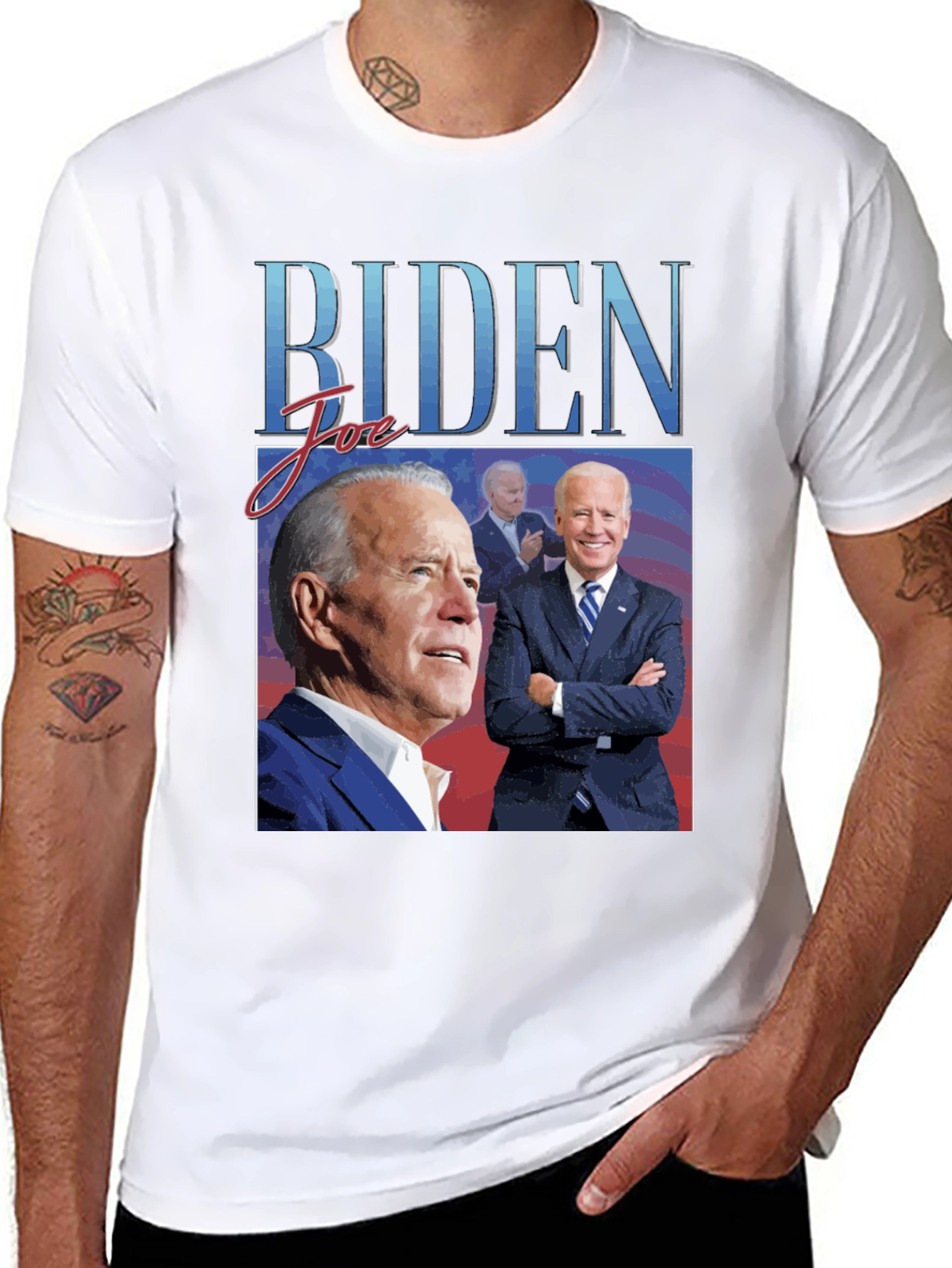 Biden Graphic Tee - Retro Political T-Shirt