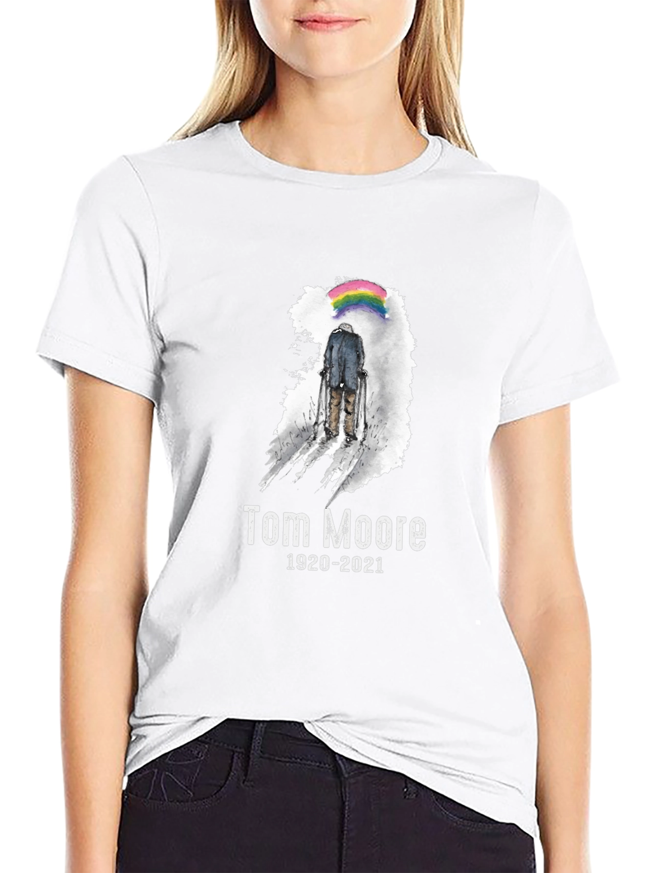 Tom Moore Memorial Black T-Shirt