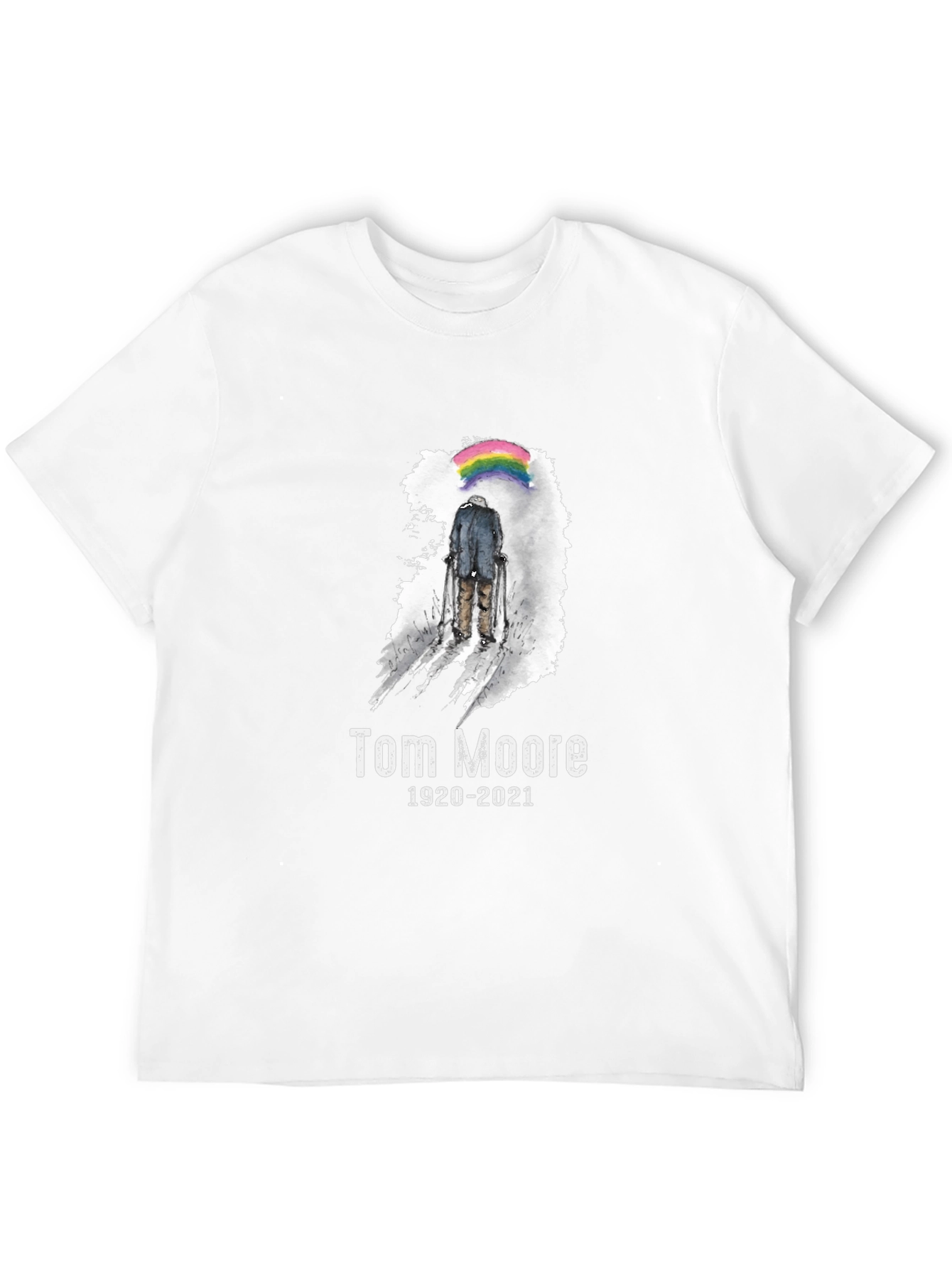 Tom Moore Memorial Black T-Shirt