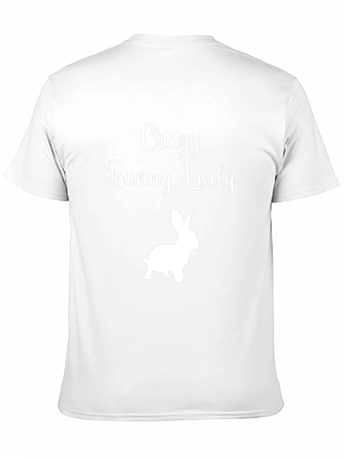 Crazy Bunny Lady Graphic T-Shirt