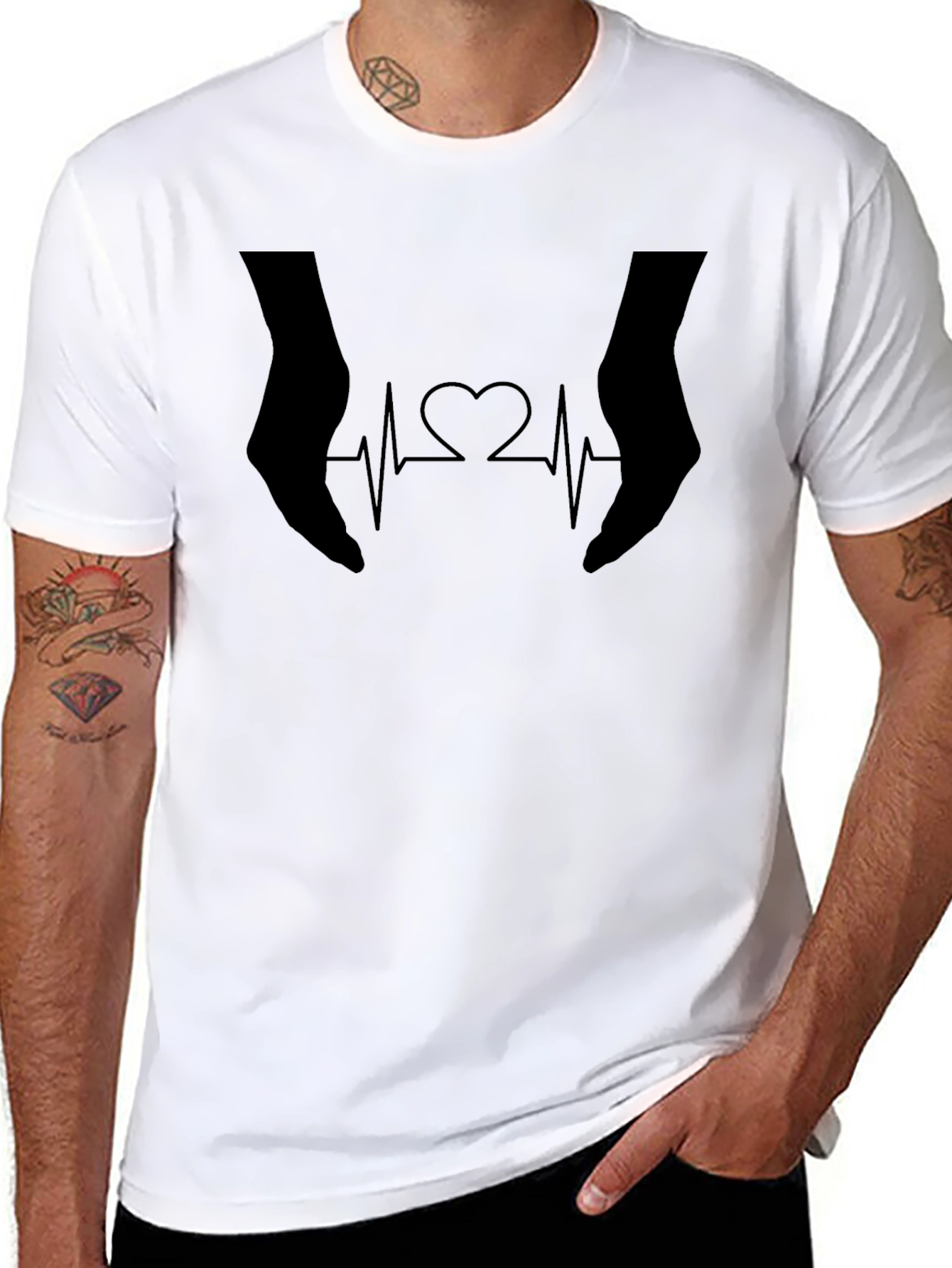 Heartbeat Dance T-Shirt - Soft Cotton Tee