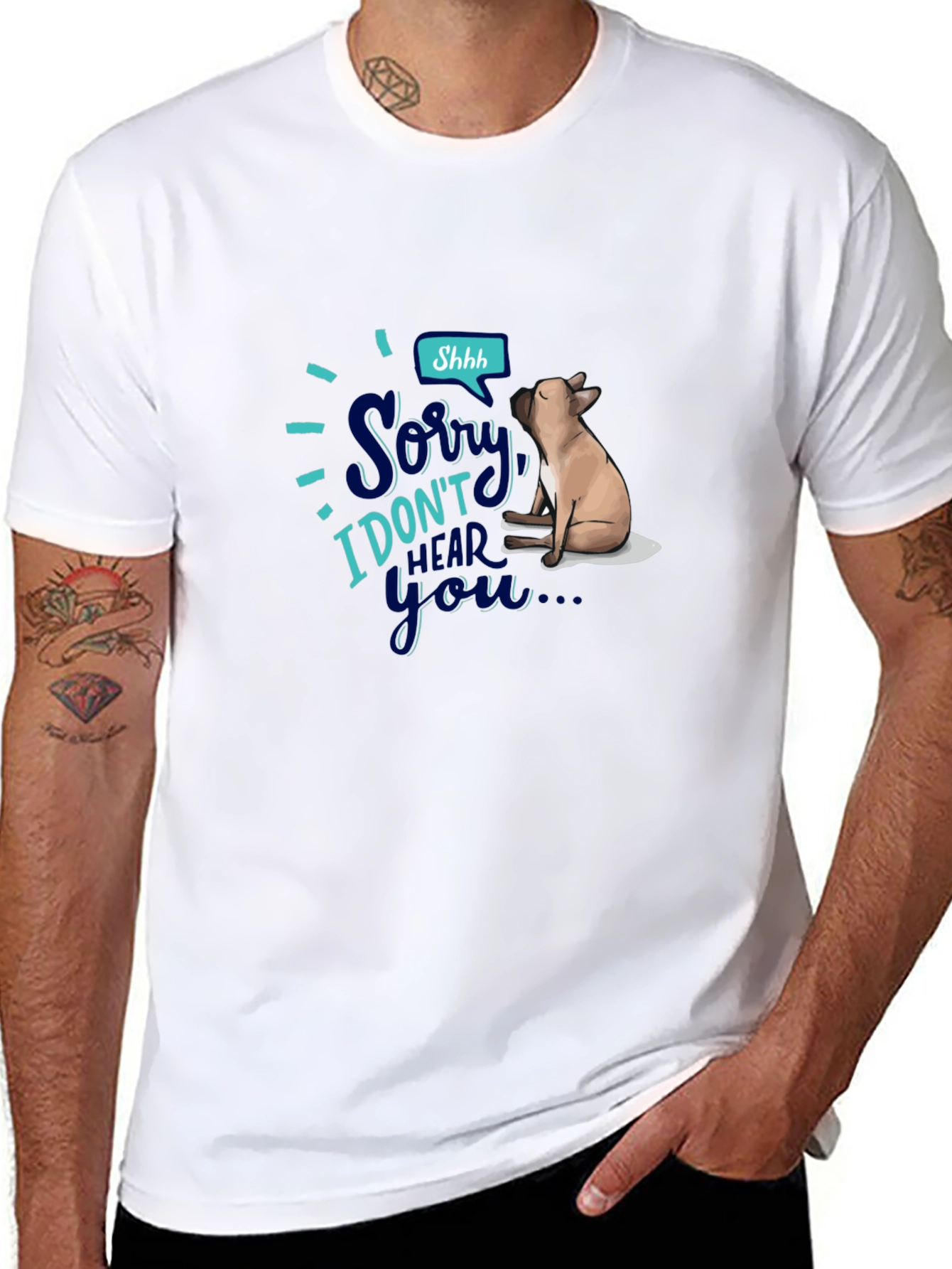 Sorry I Dont Hear You Graphic T-Shirt