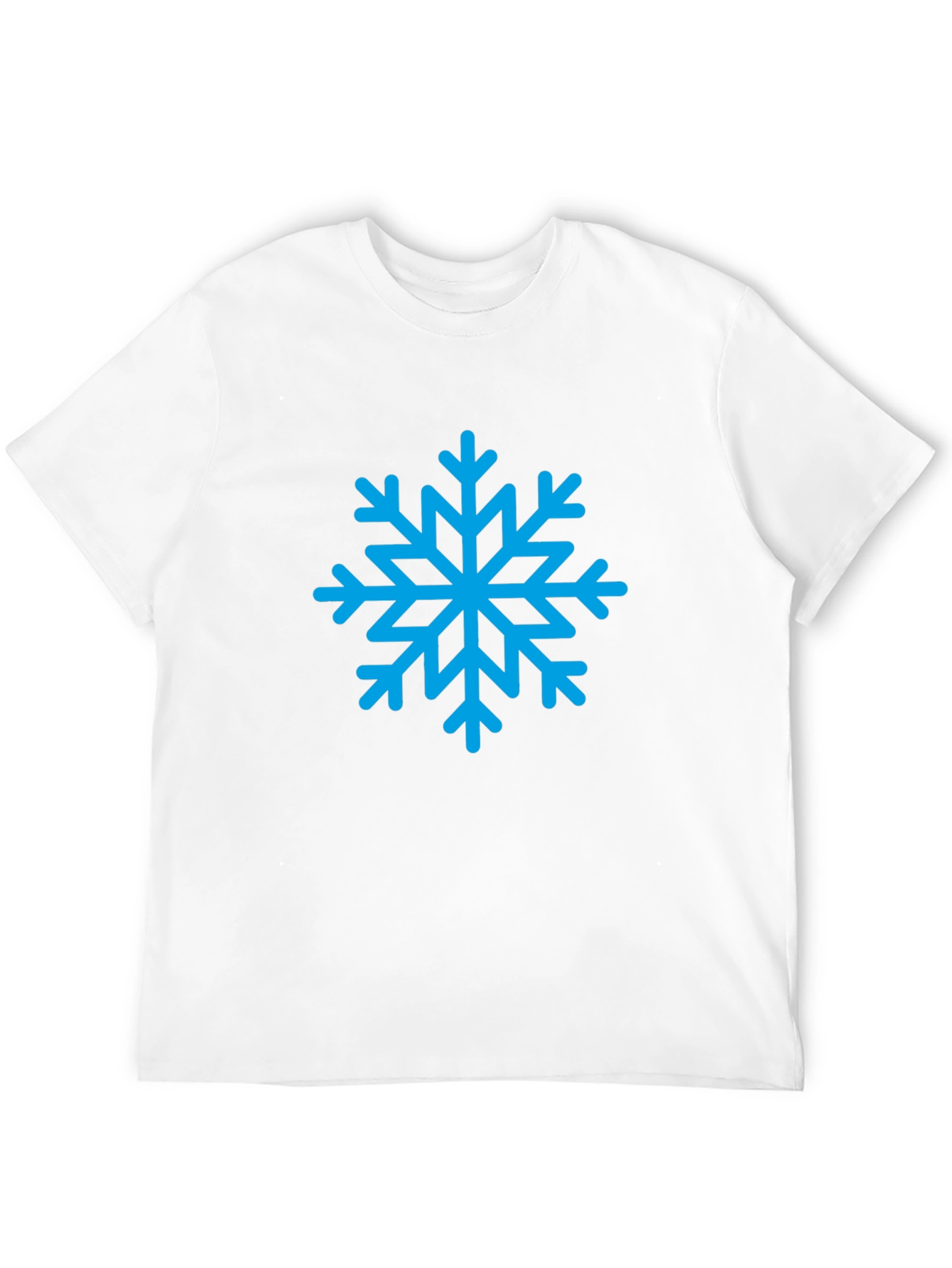 Snowflake Graphic Black T-Shirt