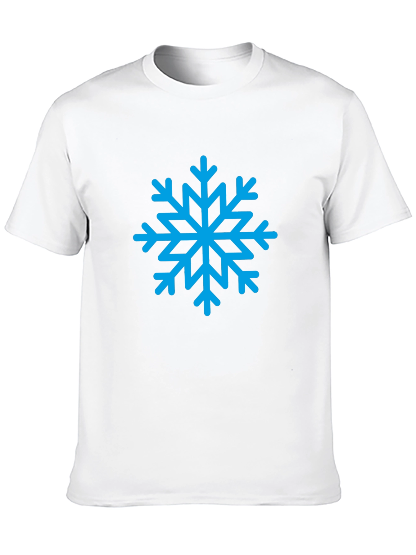 Snowflake Graphic Black T-Shirt