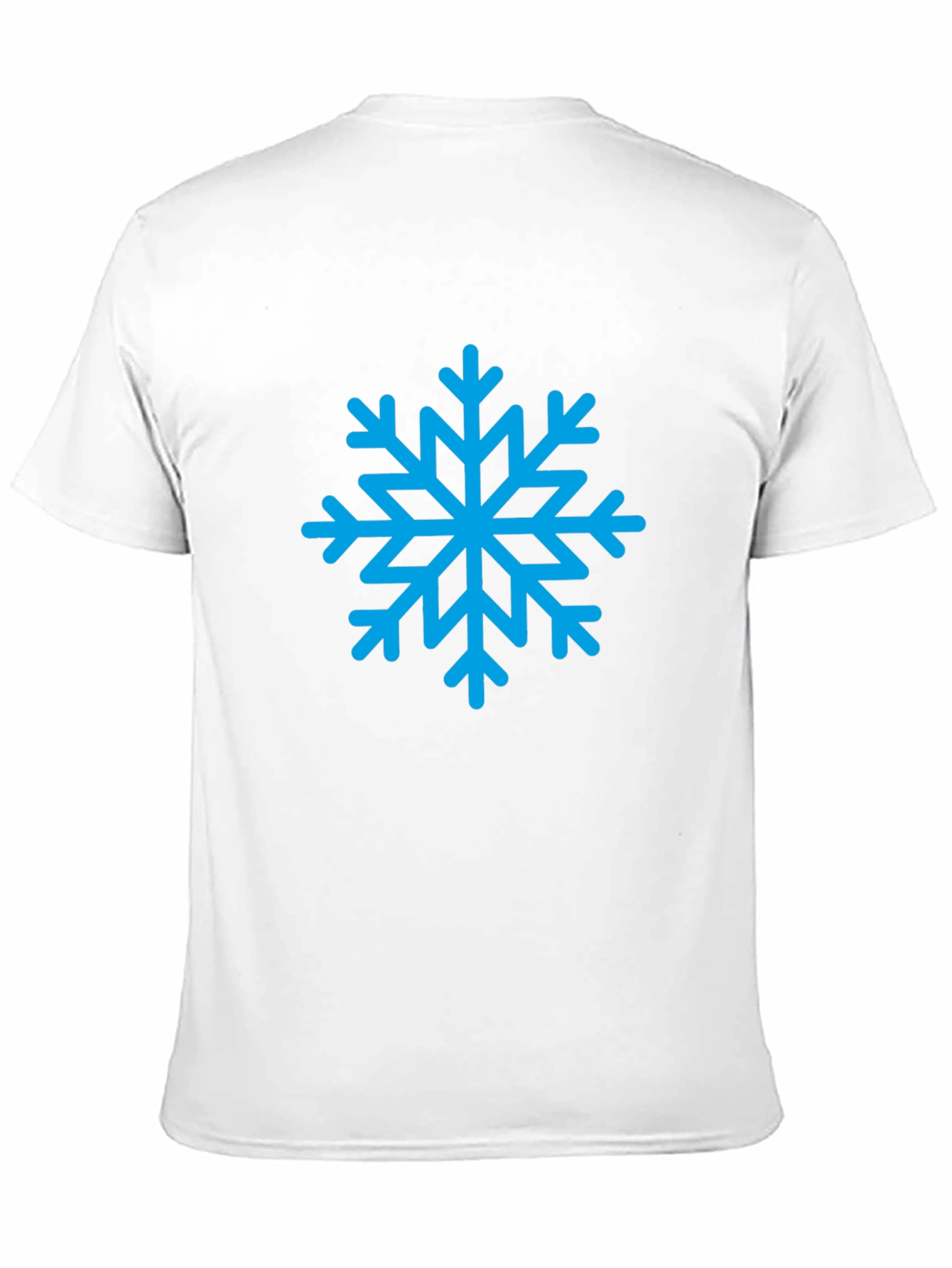 Snowflake Graphic Black T-Shirt