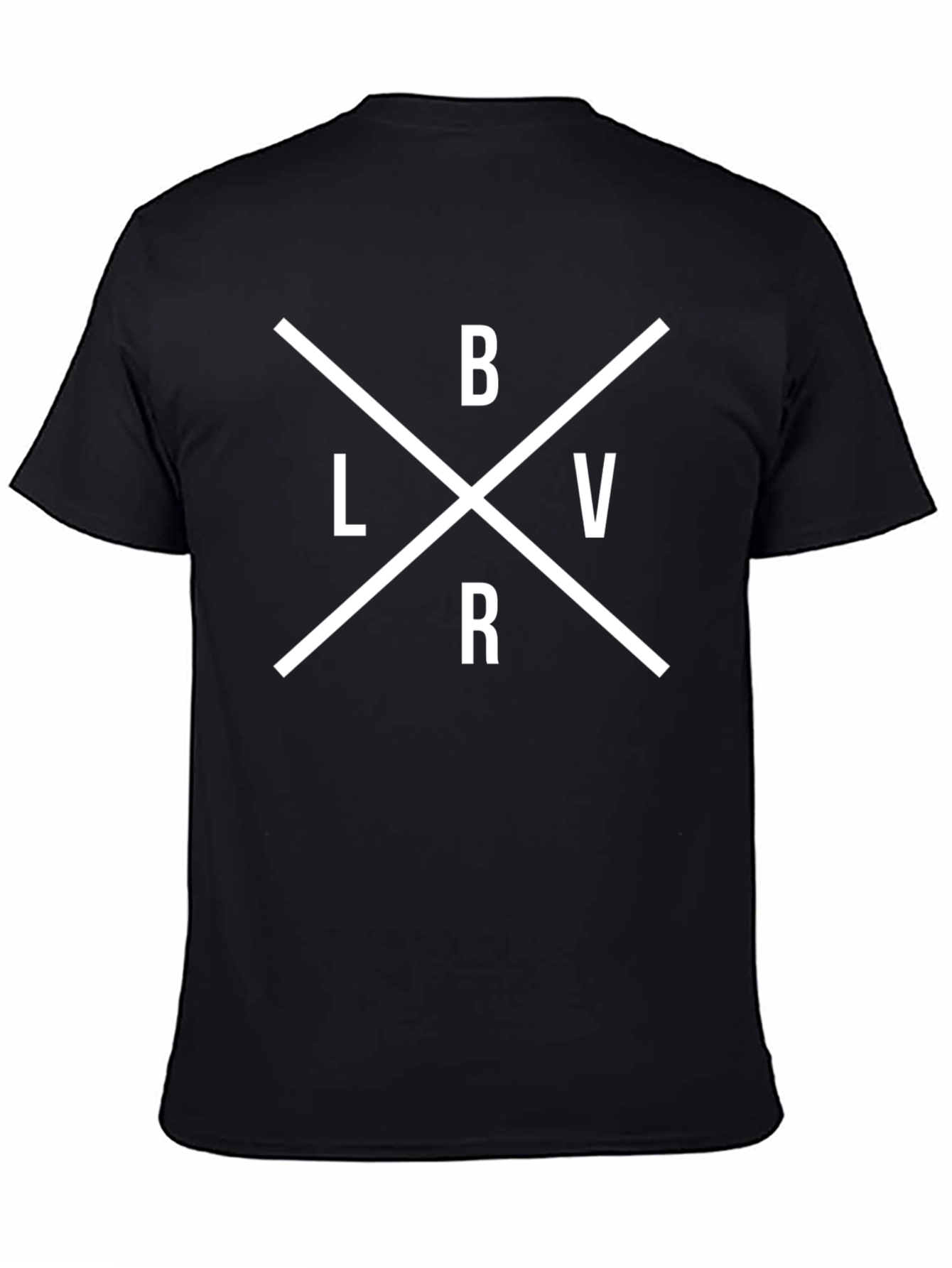 BLVR Graphic T-Shirt - Stylish Mens Black Tee