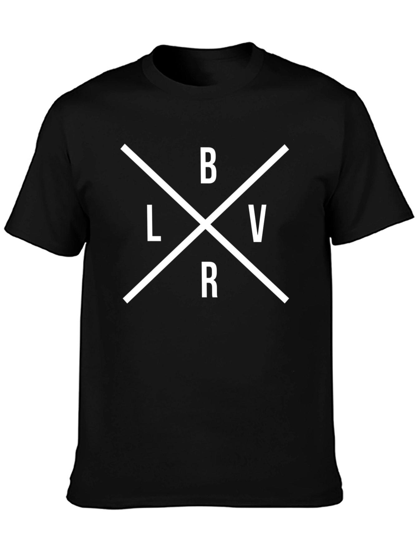 BLVR Graphic T-Shirt - Stylish Mens Black Tee