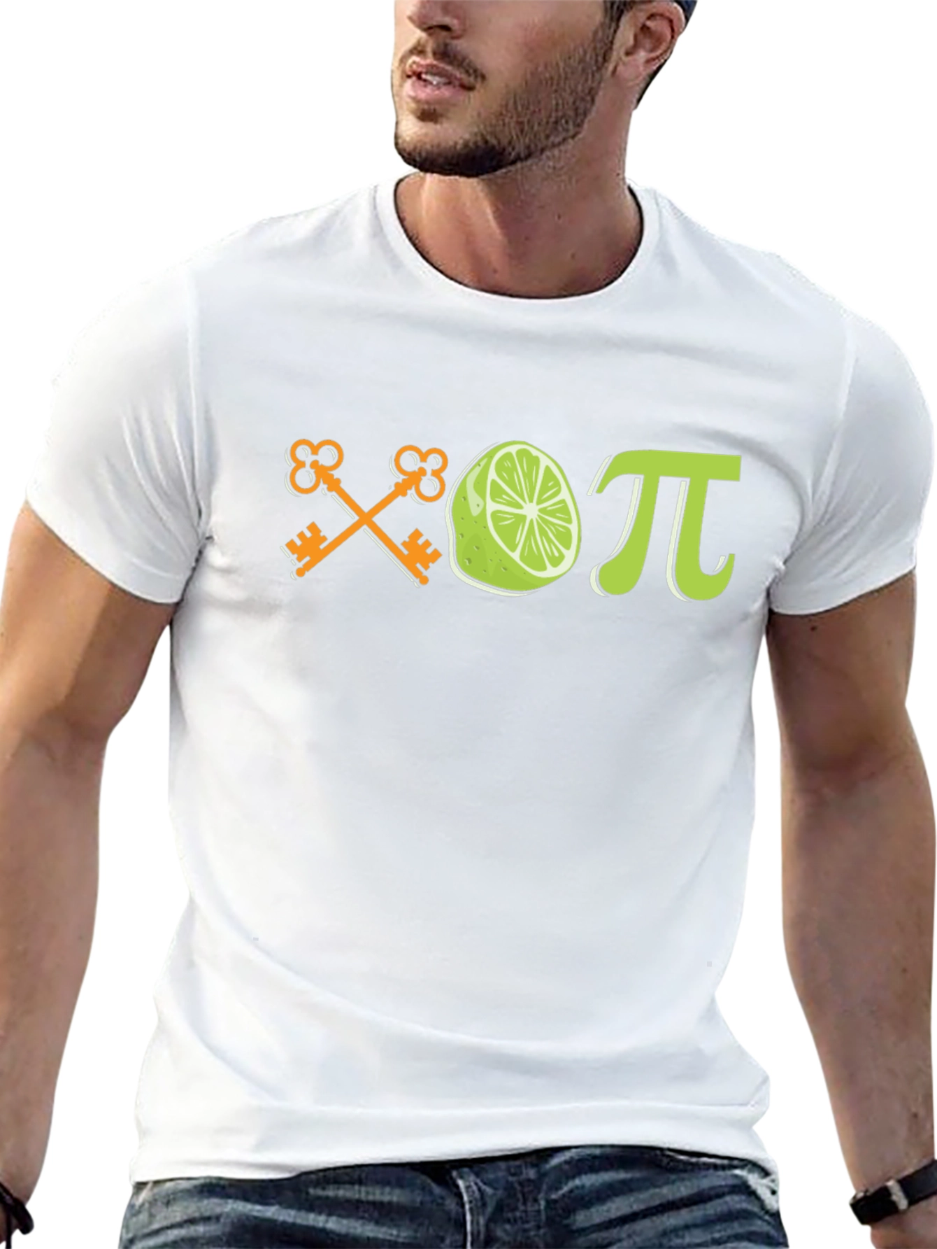 Keys Lime and Pi Graphic Tee