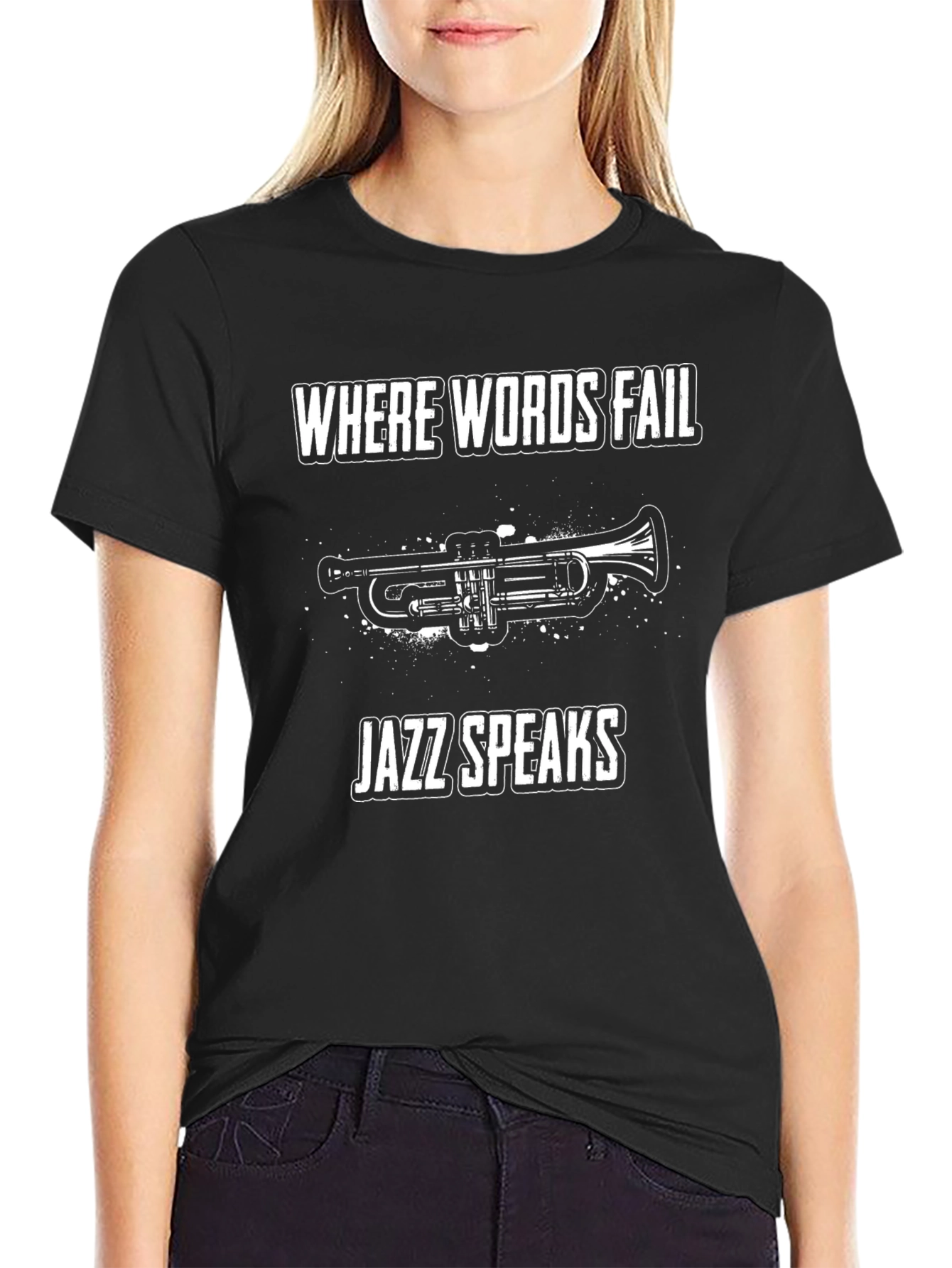 Jazz Speaks T-Shirt - Music Lover Tee