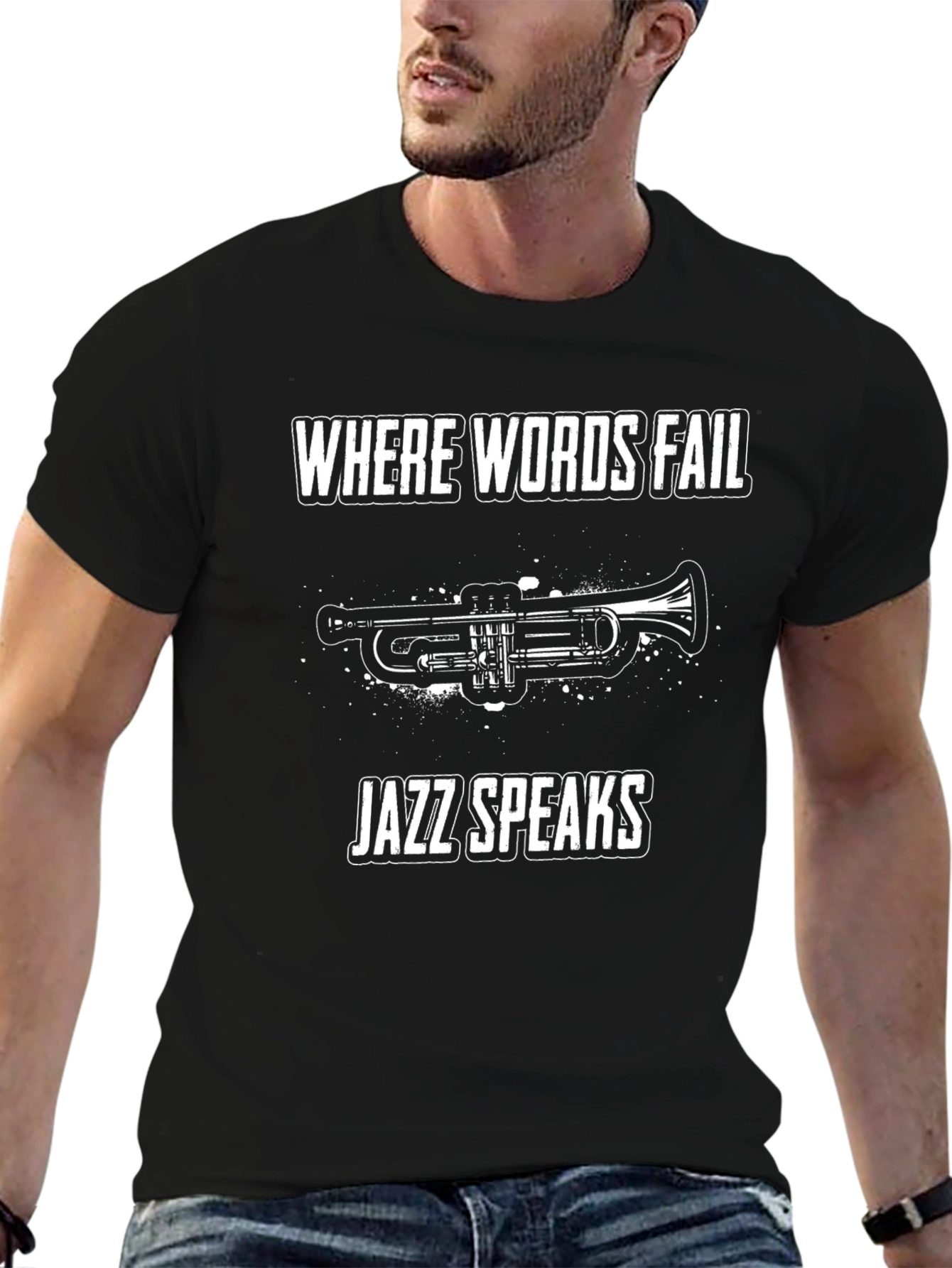 Jazz Speaks T-Shirt - Music Lover Tee