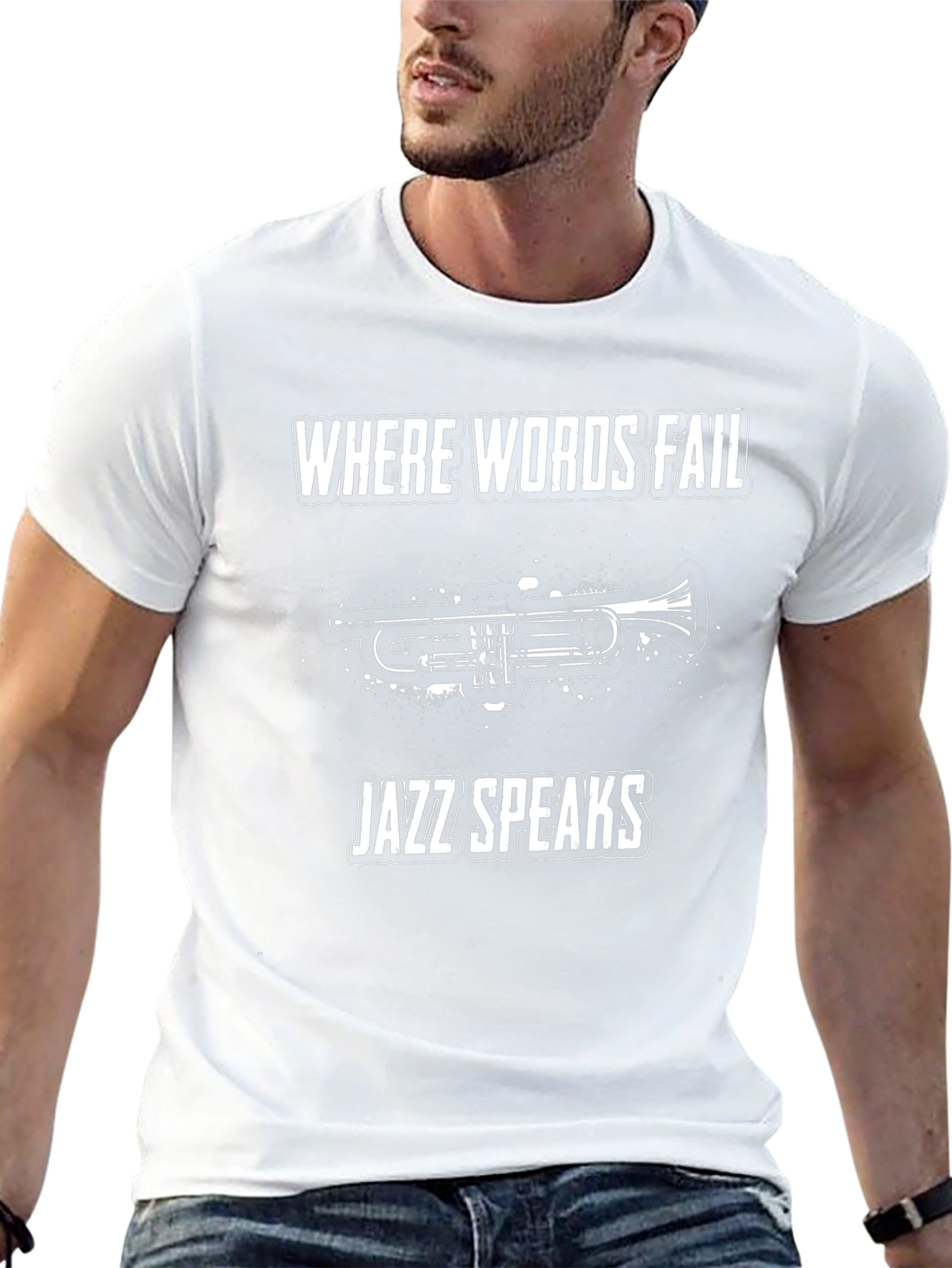 Jazz Speaks T-Shirt - Music Lover Tee