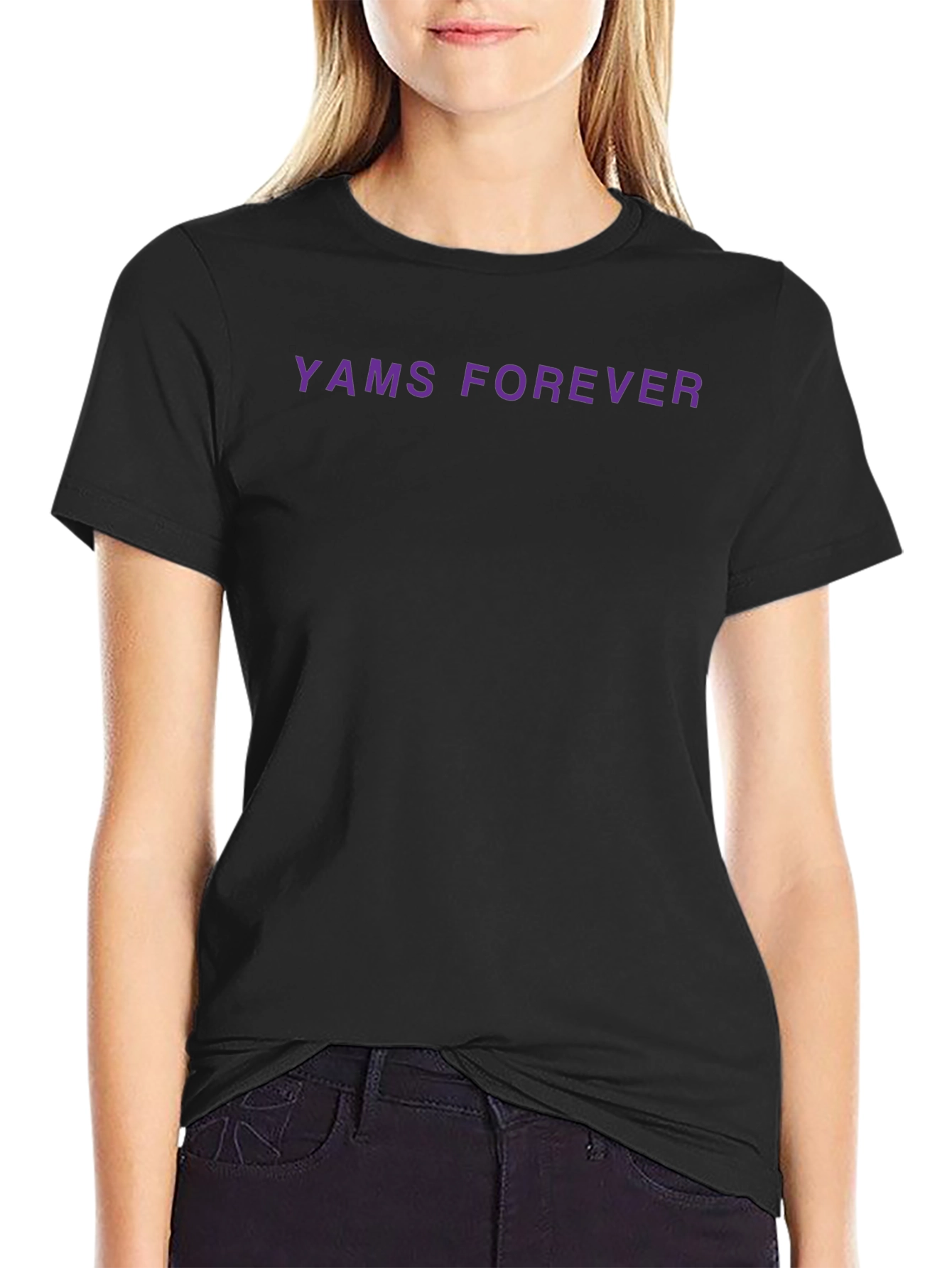 YAMS FOREVER Black T-Shirt