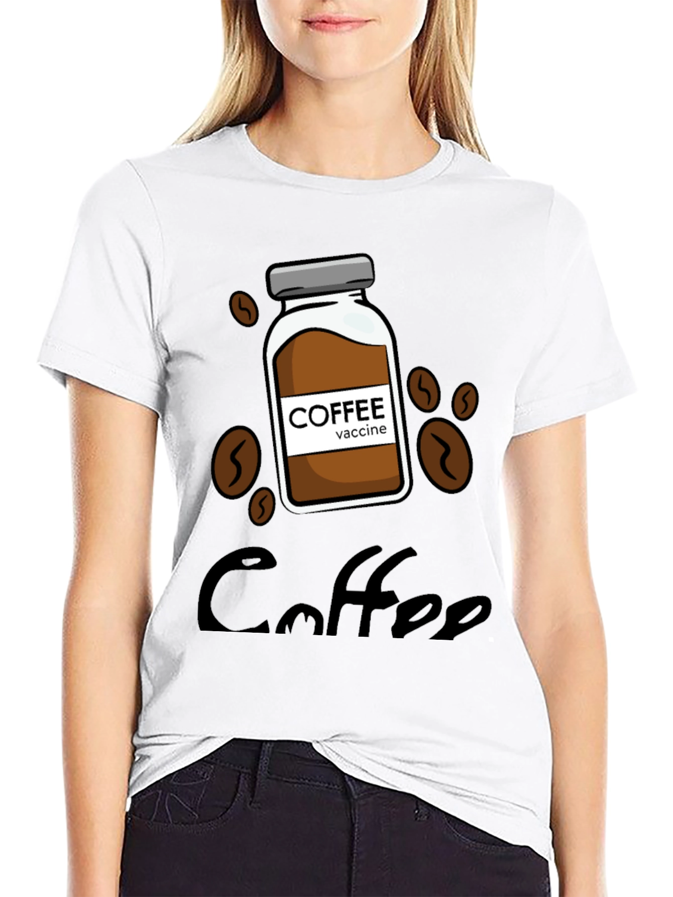 Coffee Vaccine T-Shirt - Caffeine Lovers Tee