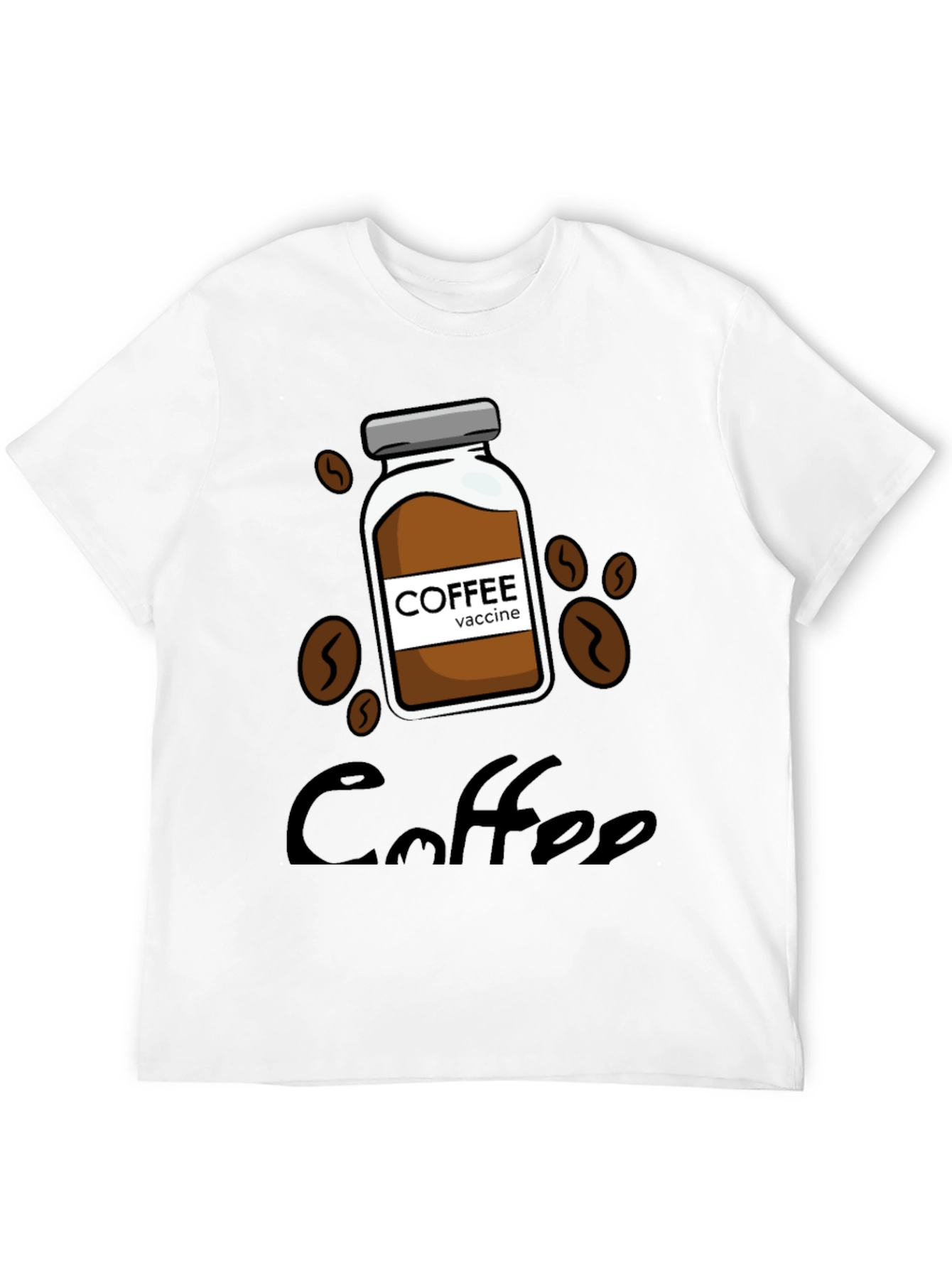 Coffee Vaccine T-Shirt - Caffeine Lovers Tee