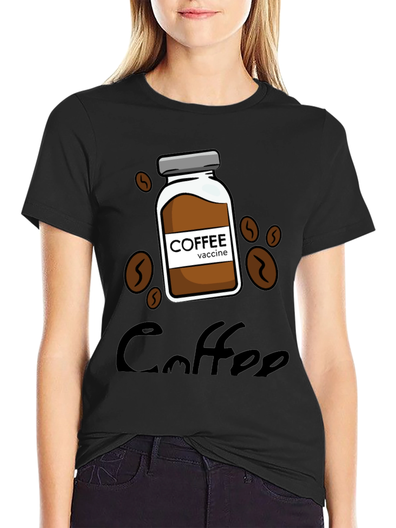 Coffee Vaccine T-Shirt - Caffeine Lovers Tee