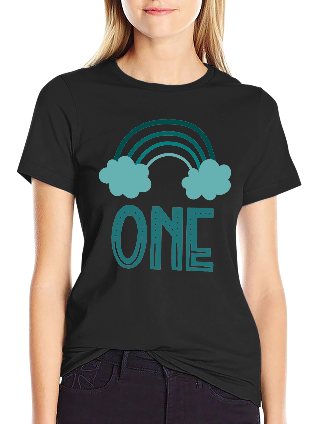 First Birthday Rainbow One T-Shirt